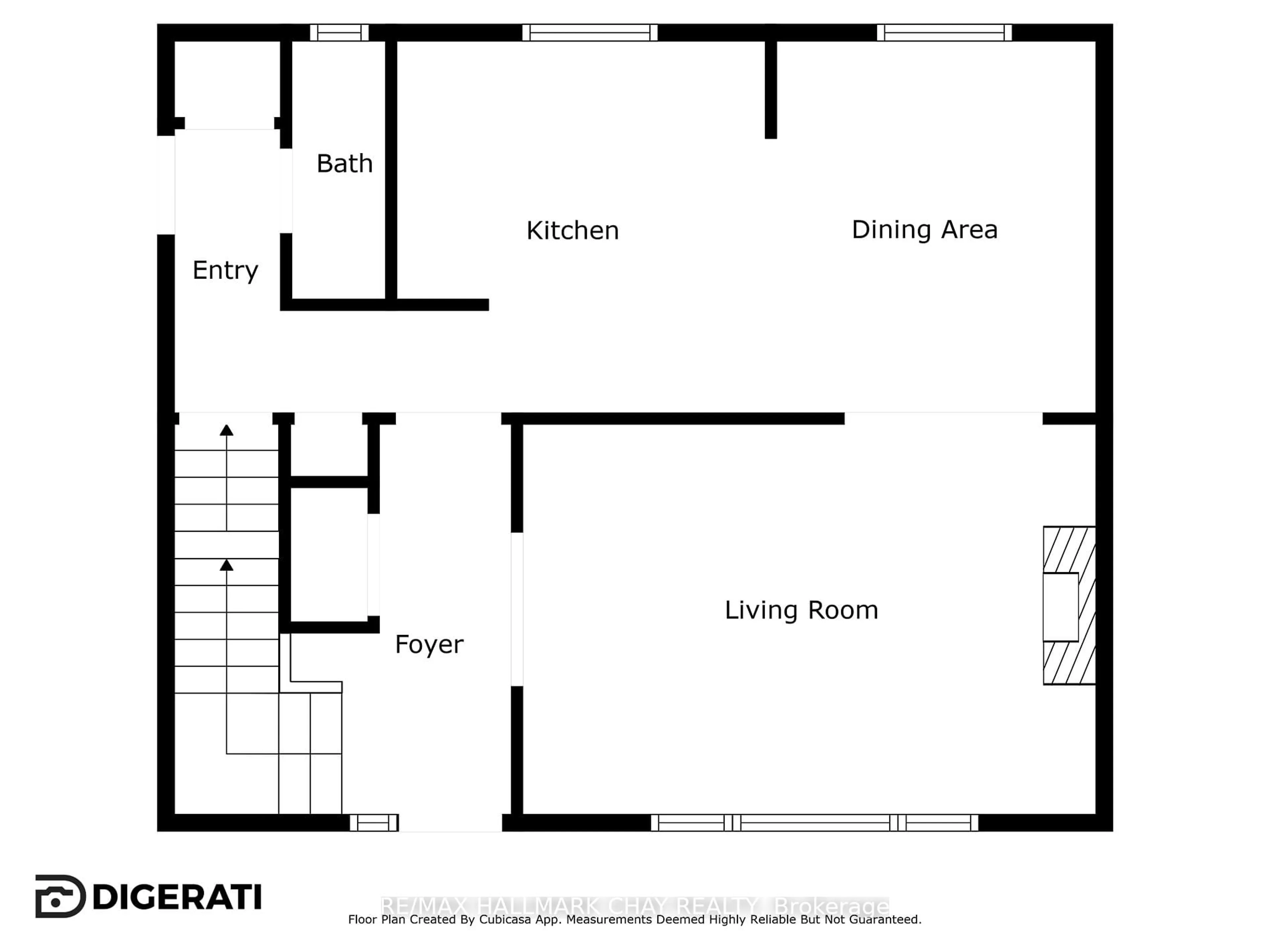 Floor plan for 24 Clover Ave, Barrie Ontario L4N 3M6