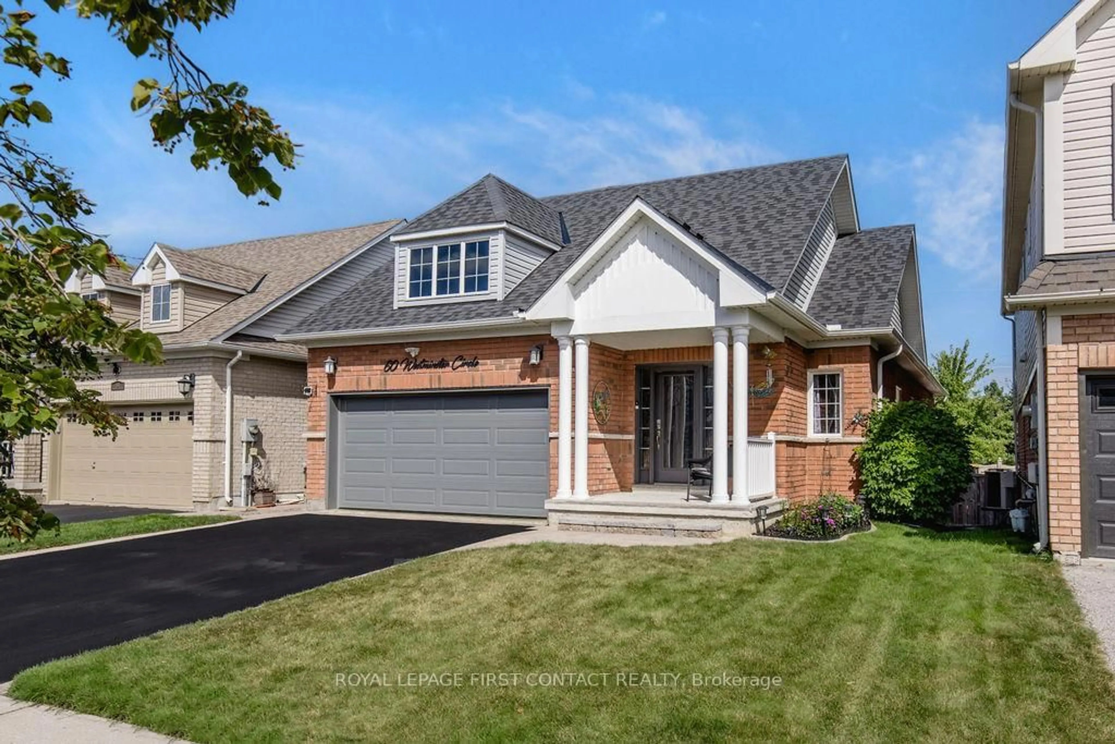 Home with brick exterior material, street for 60 Westminster Circ, Barrie Ontario L4M 0A5