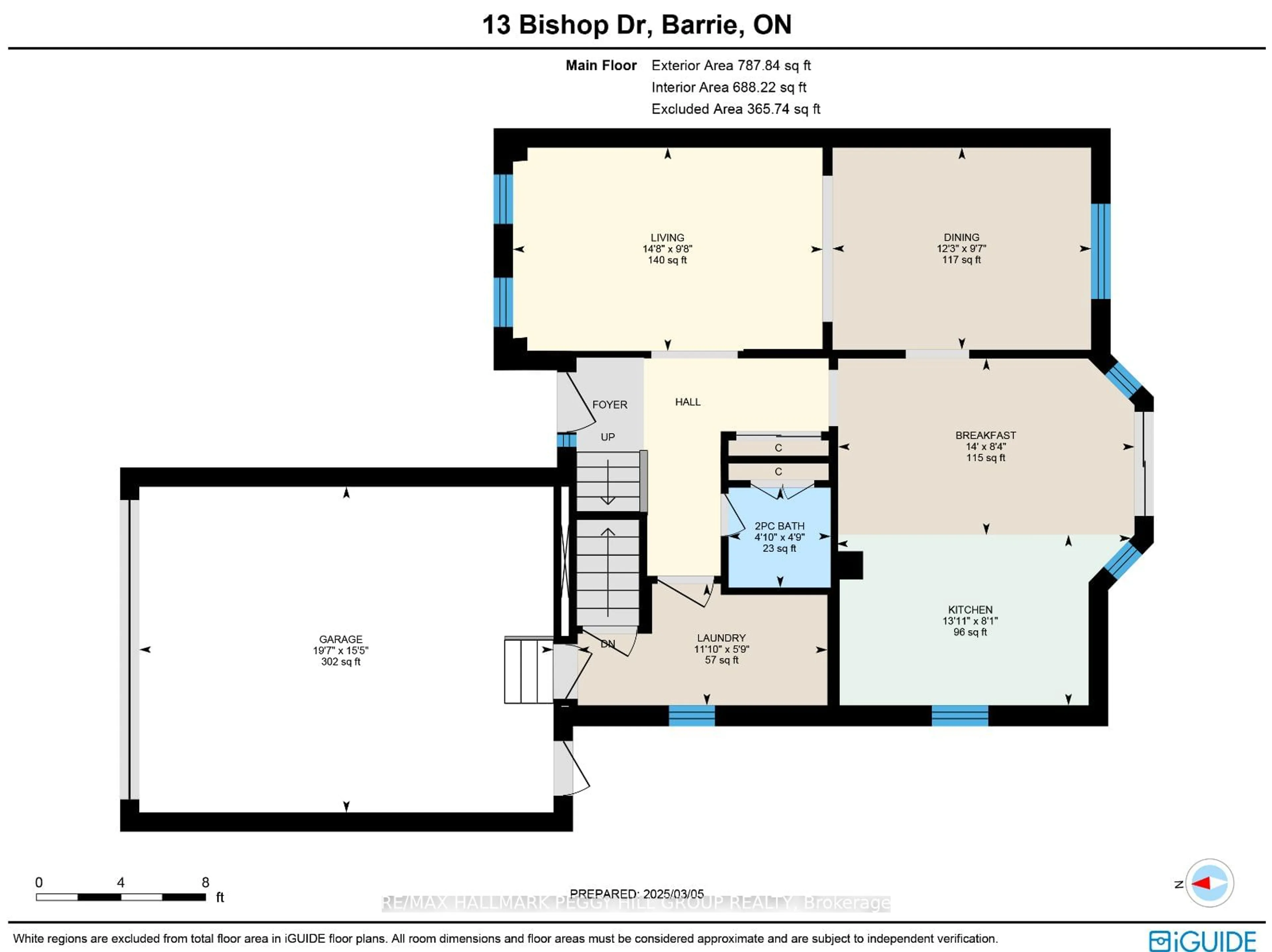 Floor plan for 13 Bishop Dr, Barrie Ontario L4N 6Y6