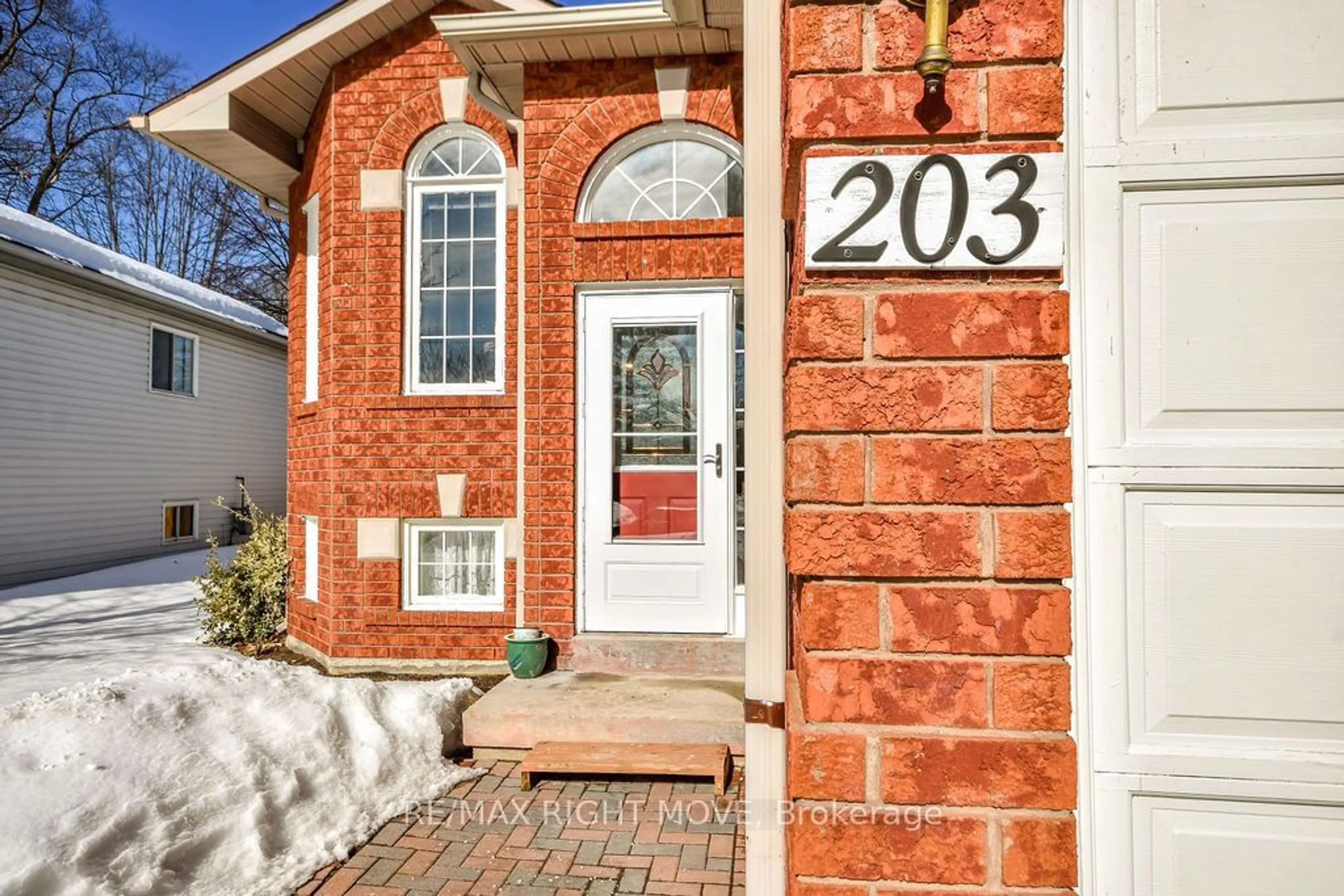 Home with brick exterior material, street for 203 Dyer Dr, Wasaga Beach Ontario L9Z 1L9