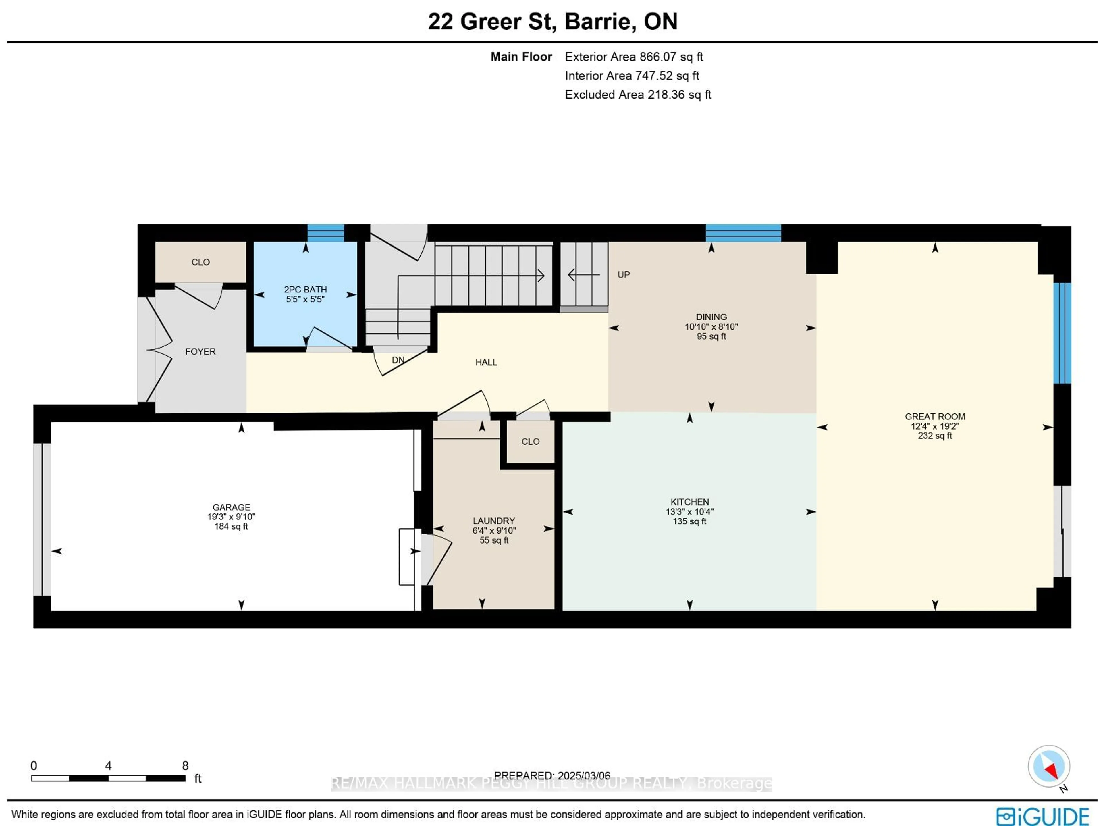 Floor plan for 22 Greer St, Barrie Ontario L9S 2Z5