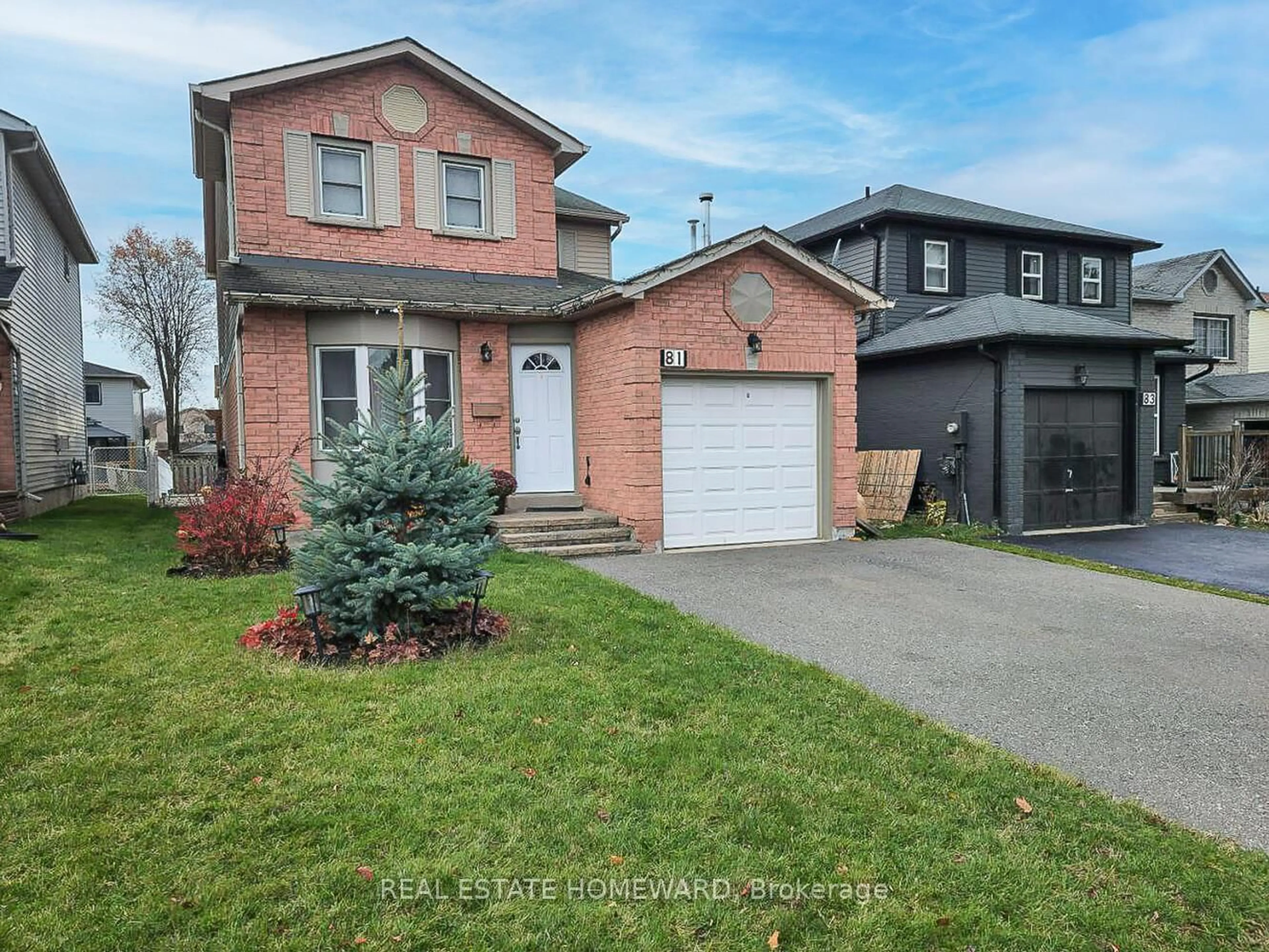 Home with brick exterior material, street for 81 Hadden Cres, Barrie Ontario L4M 6G7