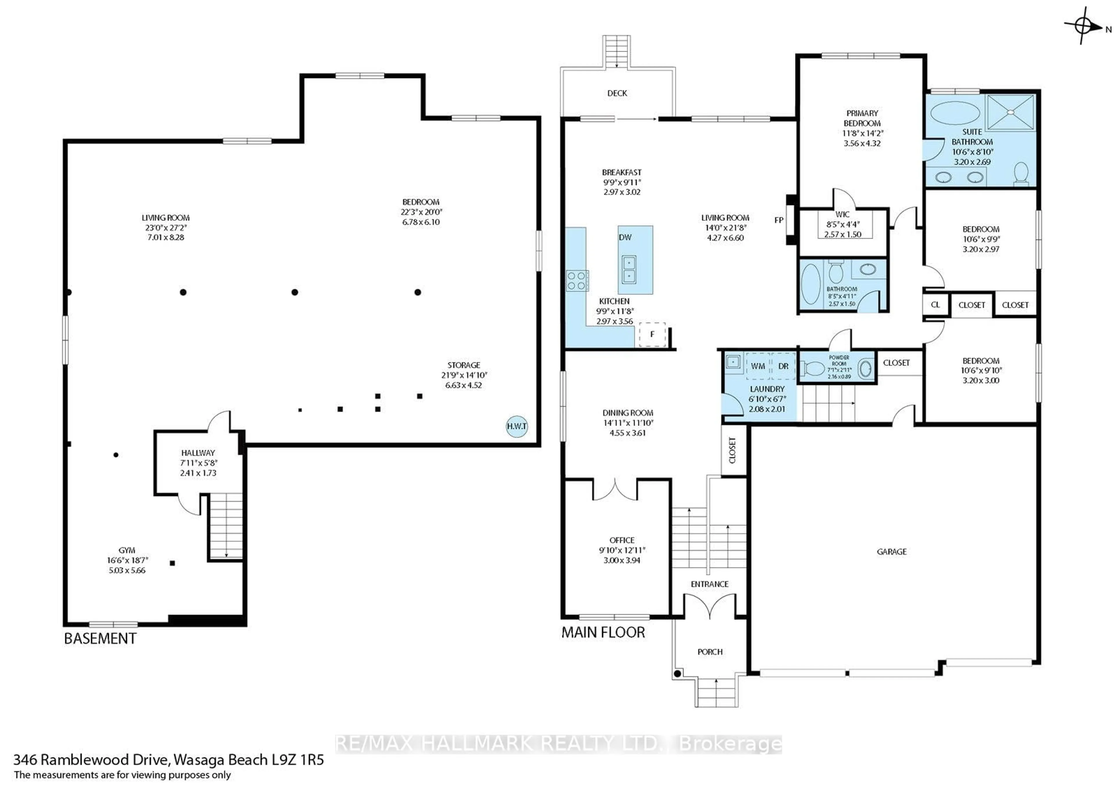 Floor plan for 346 Ramblewood Dr, Wasaga Beach Ontario L9Z 0L5