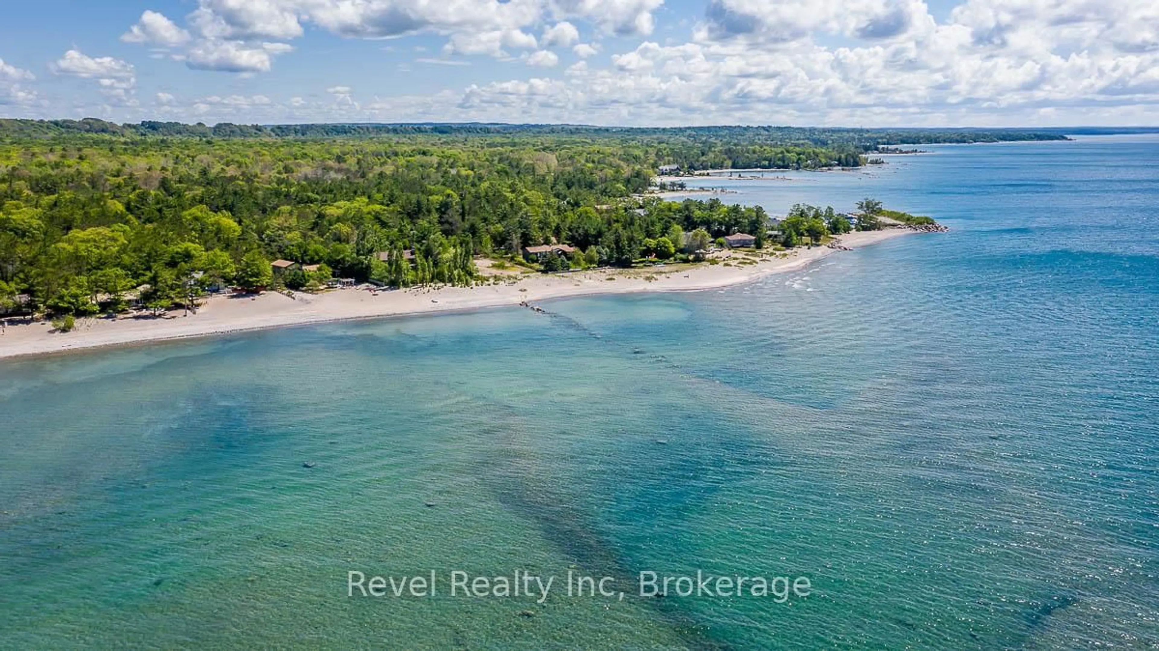 A pic from outside/outdoor area/front of a property/back of a property/a pic from drone, water/lake/river/ocean view for 15 Stoney Rd, Tiny Ontario L9M 0H2