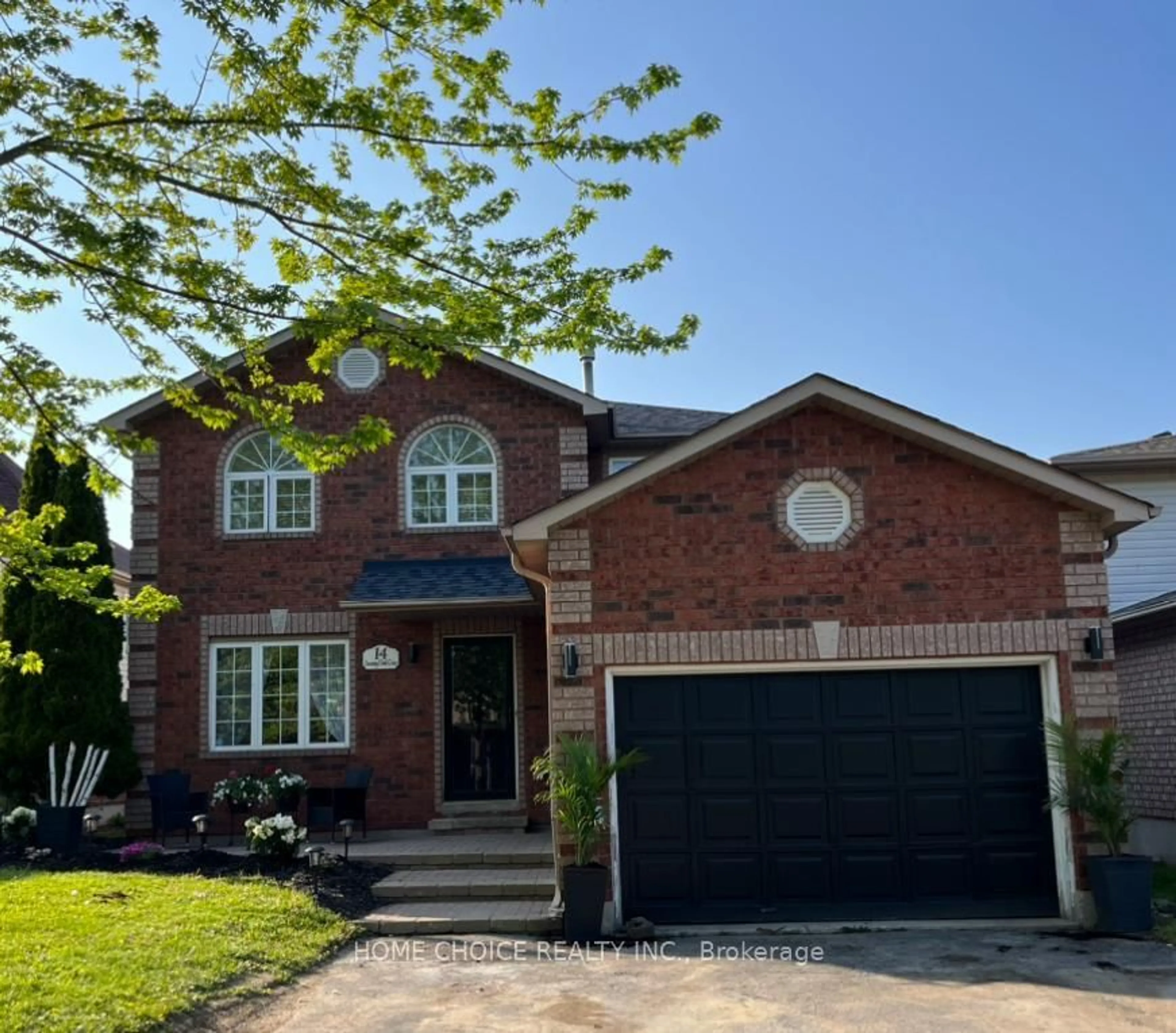 Home with brick exterior material, street for 14 Snowy Owl Cres, Barrie Ontario L4M 6P4