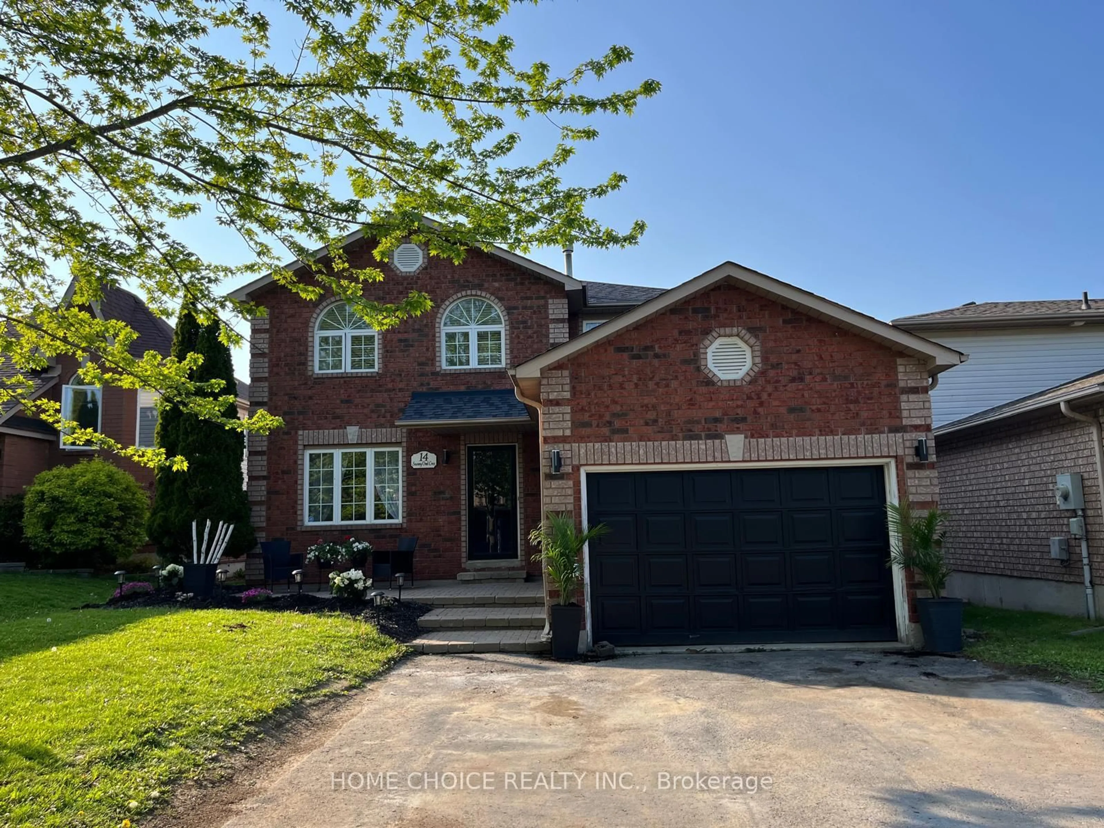 Home with brick exterior material, street for 14 Snowy Owl Cres, Barrie Ontario L4M 6P4