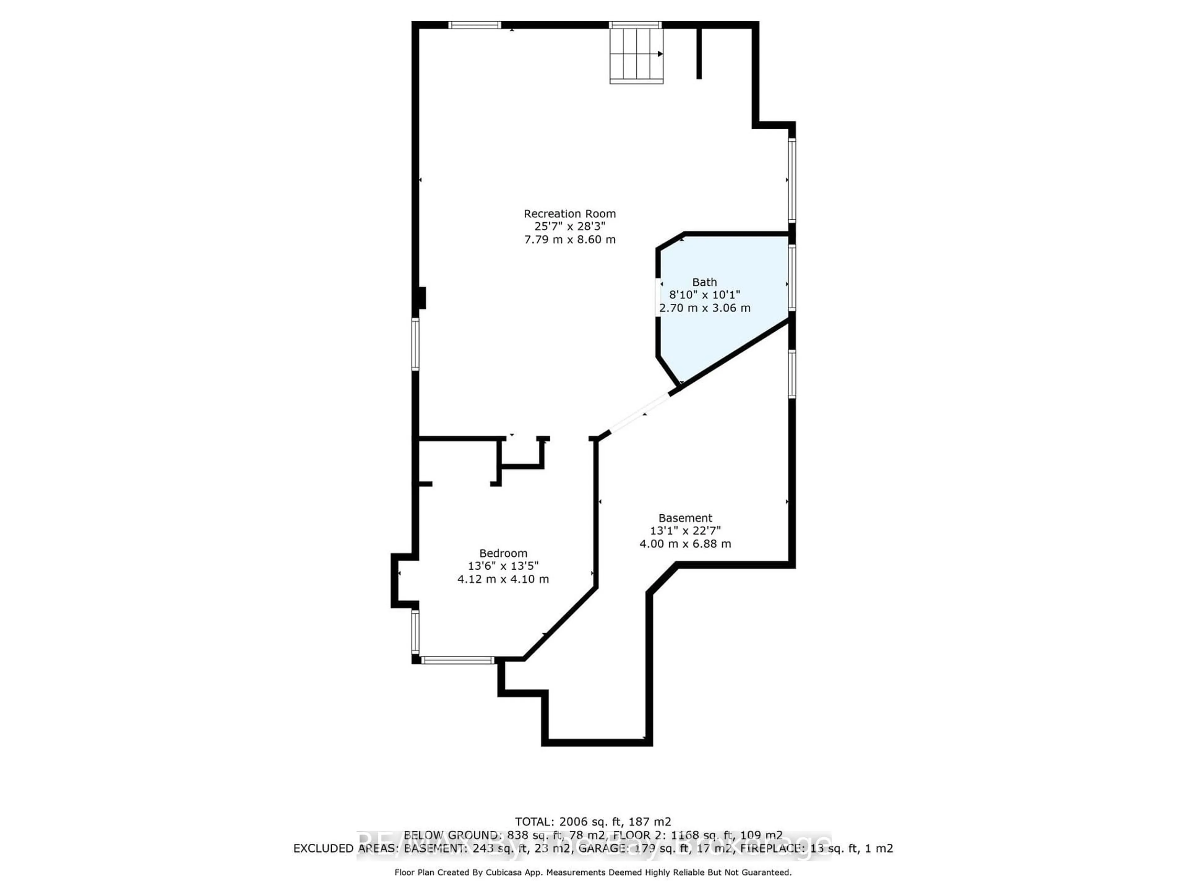 Floor plan for 336 Robinson Rd, Wasaga Beach Ontario L9Z 2Z1