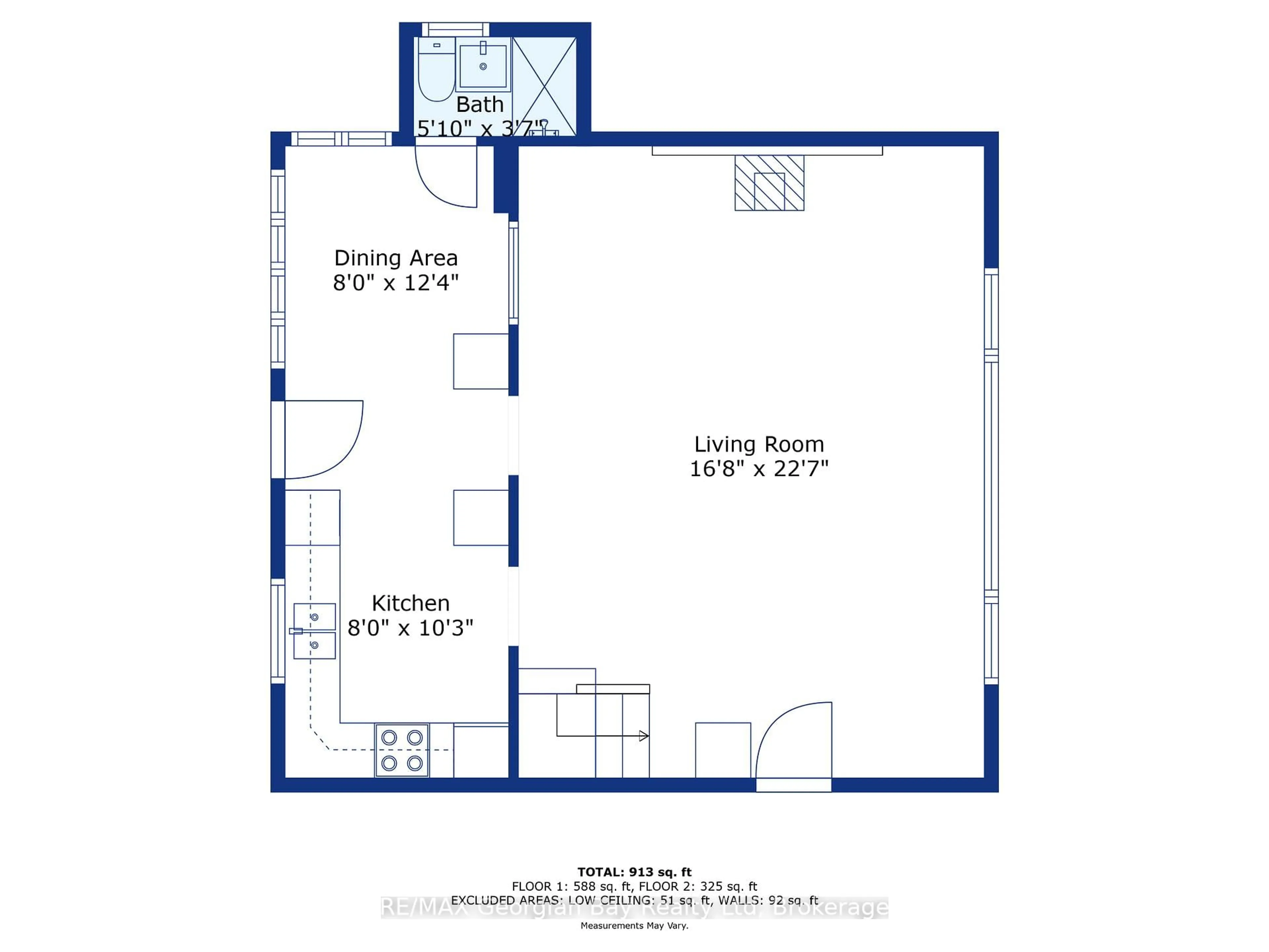 Floor plan for 83 BEACH Rd, Tiny Ontario L9M 1R2