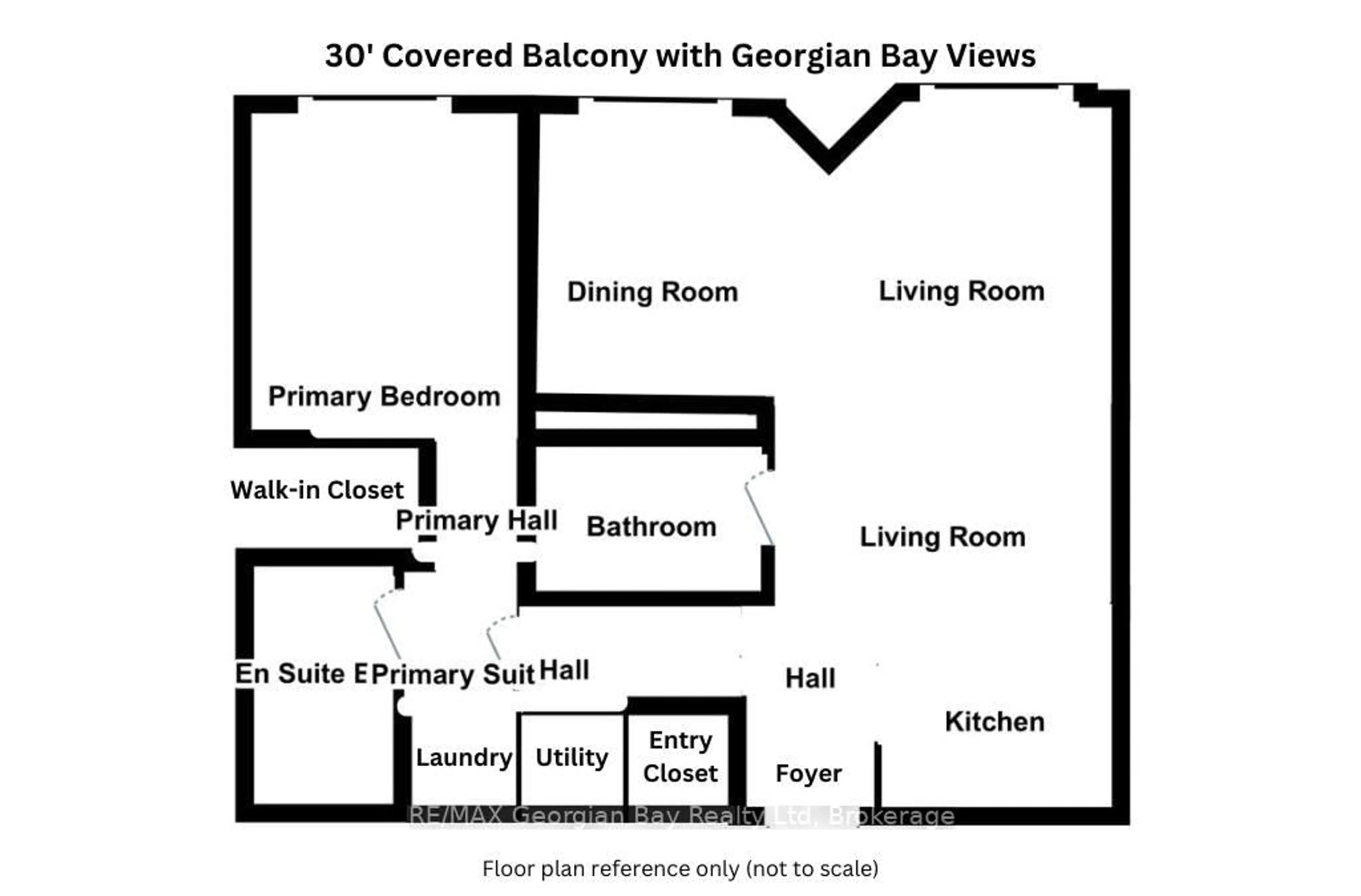 Floor plan for 280 ABERDEEN Blvd #406, Midland Ontario L4R 5N4