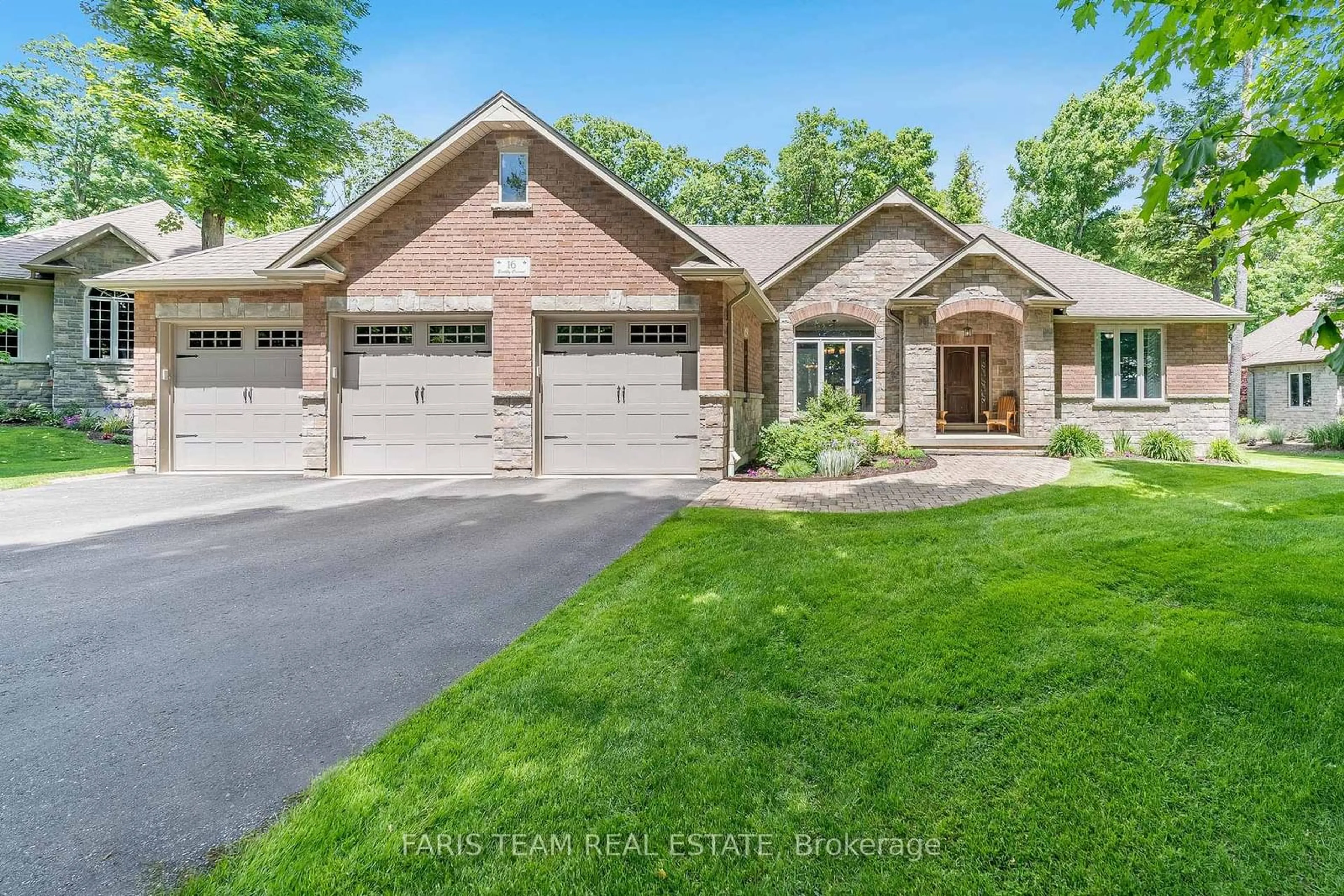 Home with brick exterior material, unknown for 16 Boothby Cres, Springwater Ontario L4M 4S4