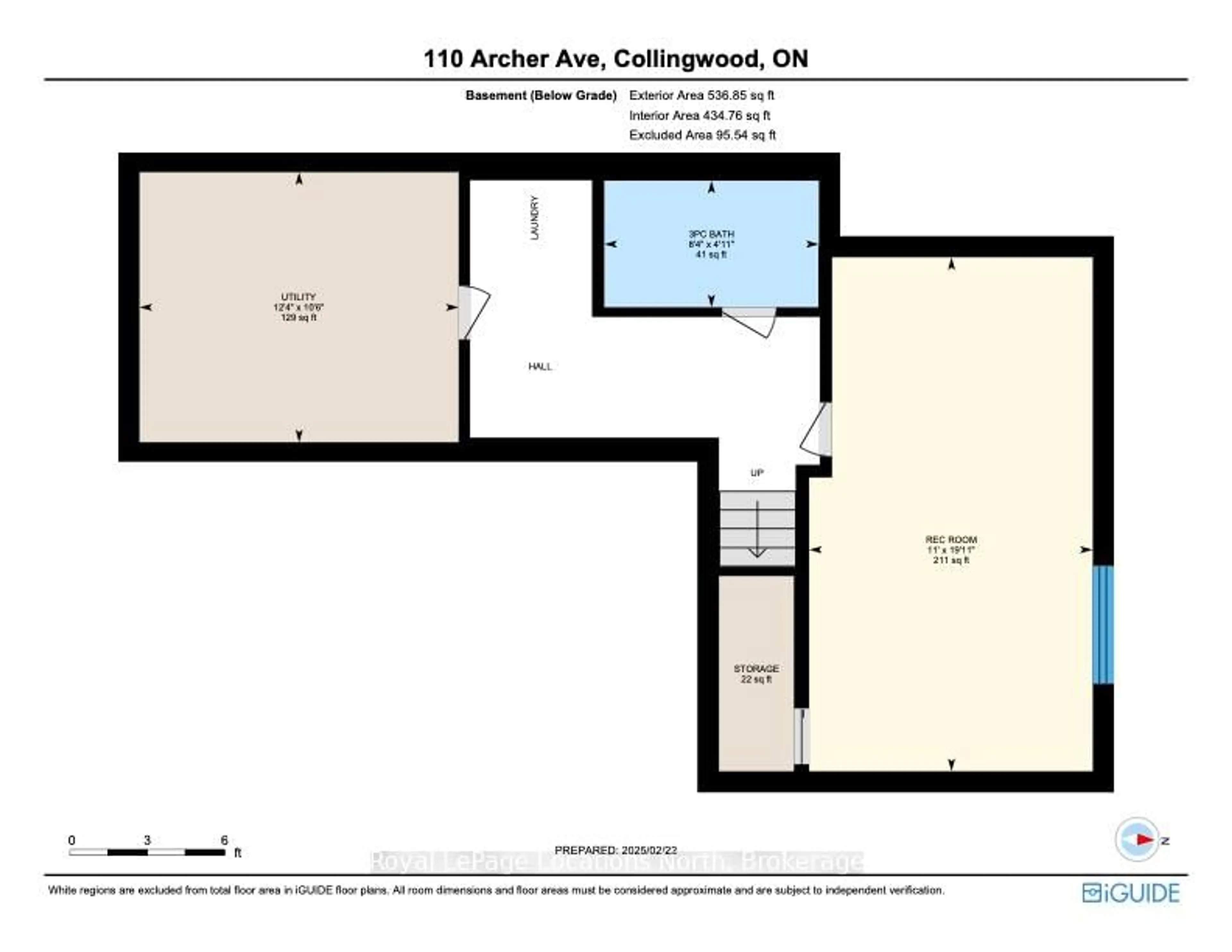 Floor plan for 110 Archer Ave, Collingwood Ontario L9Y 3B7