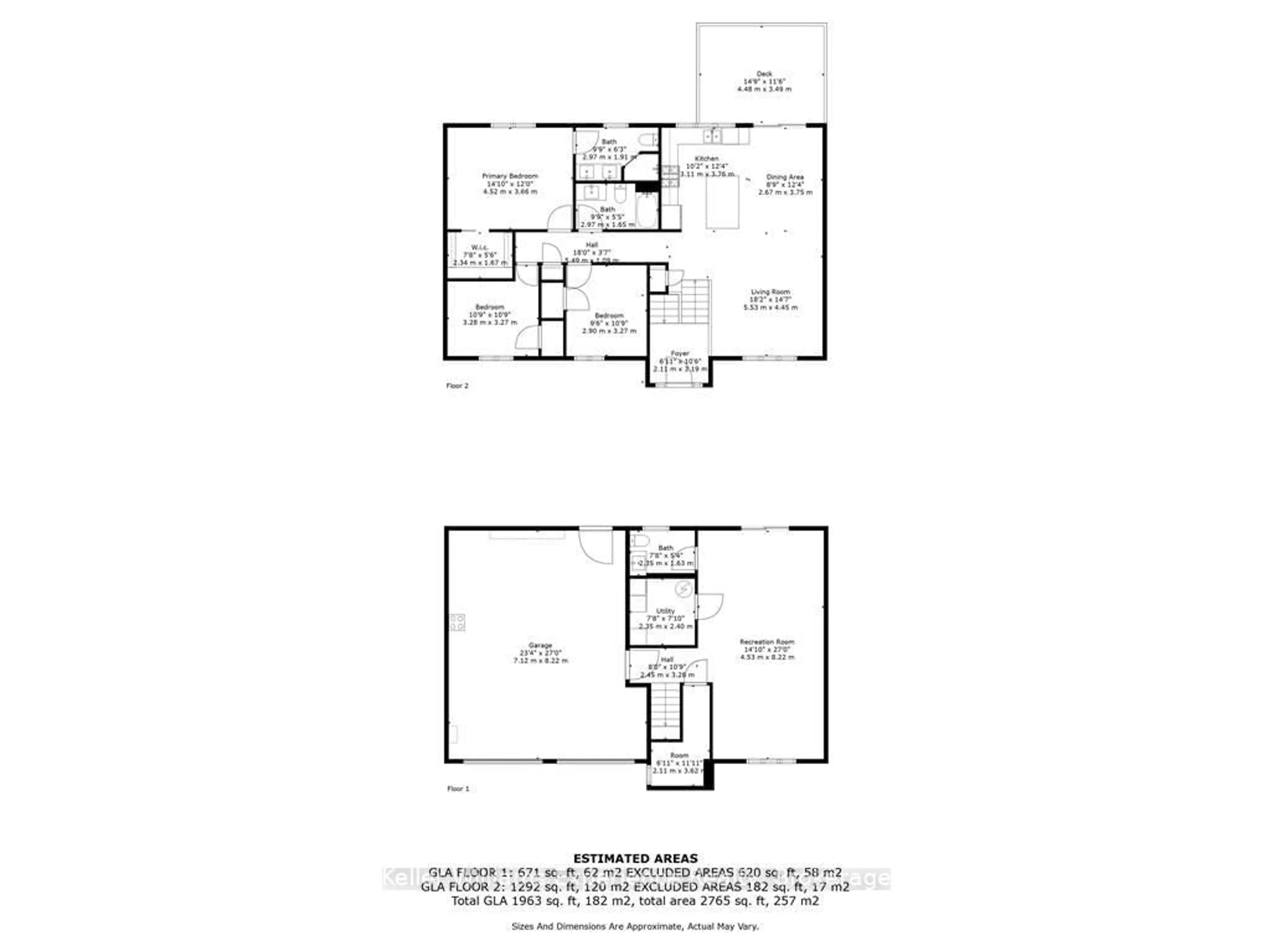 Floor plan for 753 FIFTH Ave, Tay Ontario L0K 1R0