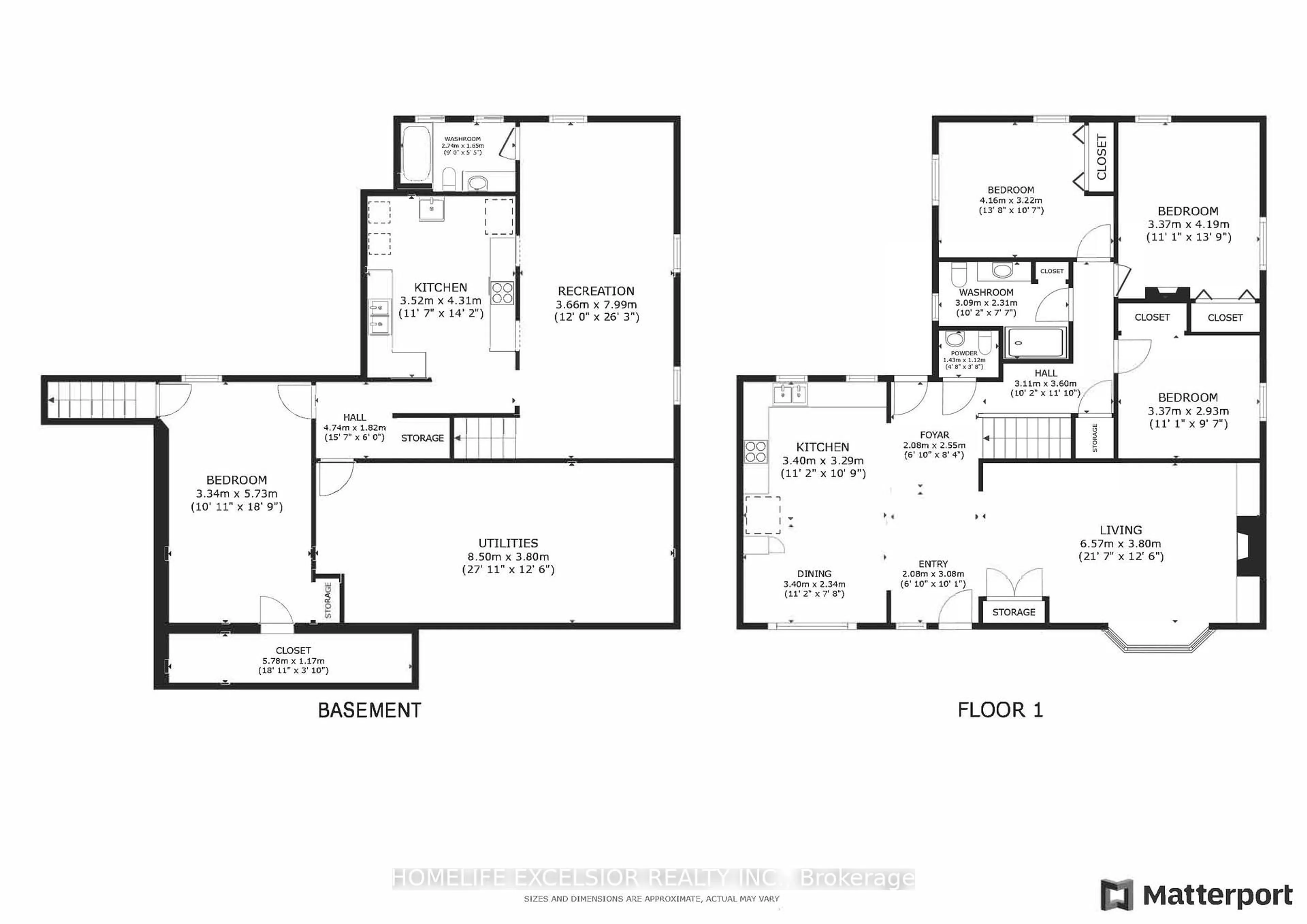 Floor plan for 823 Essa Rd, Barrie Ontario L4N 9G5