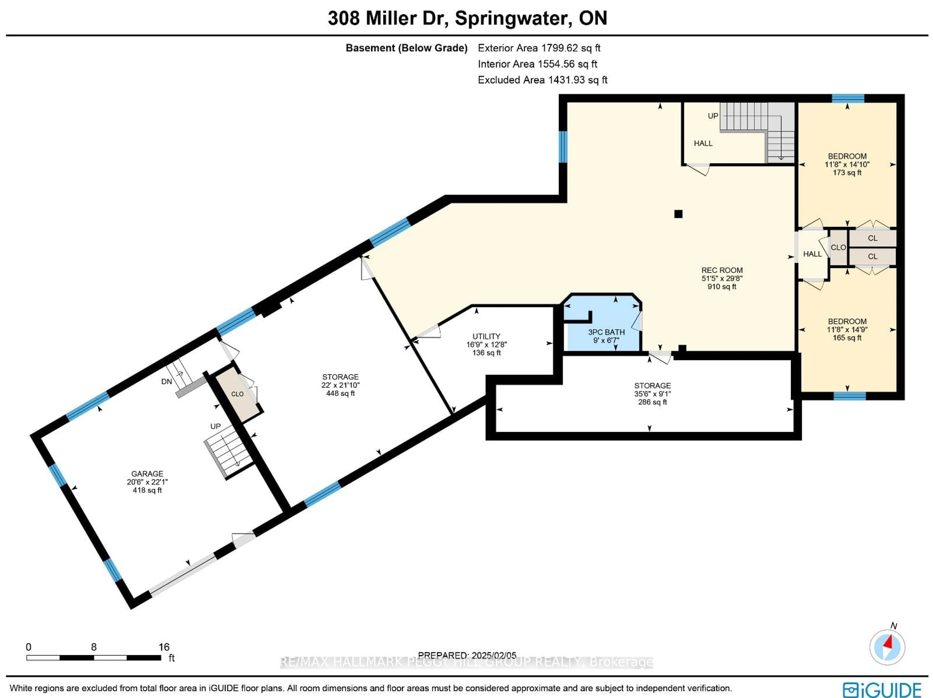Floor plan for 308 Miller Dr, Springwater Ontario L4N 9X7