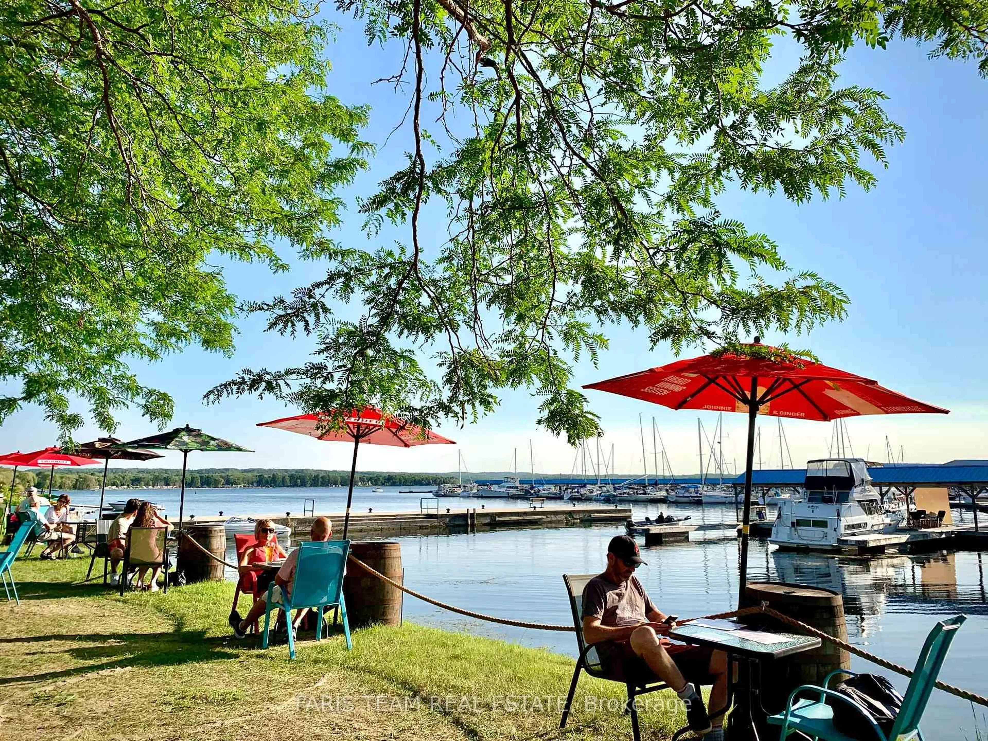 Patio, water/lake/river/ocean view for 7 Delta Dr, Tay Ontario L0K 2C0