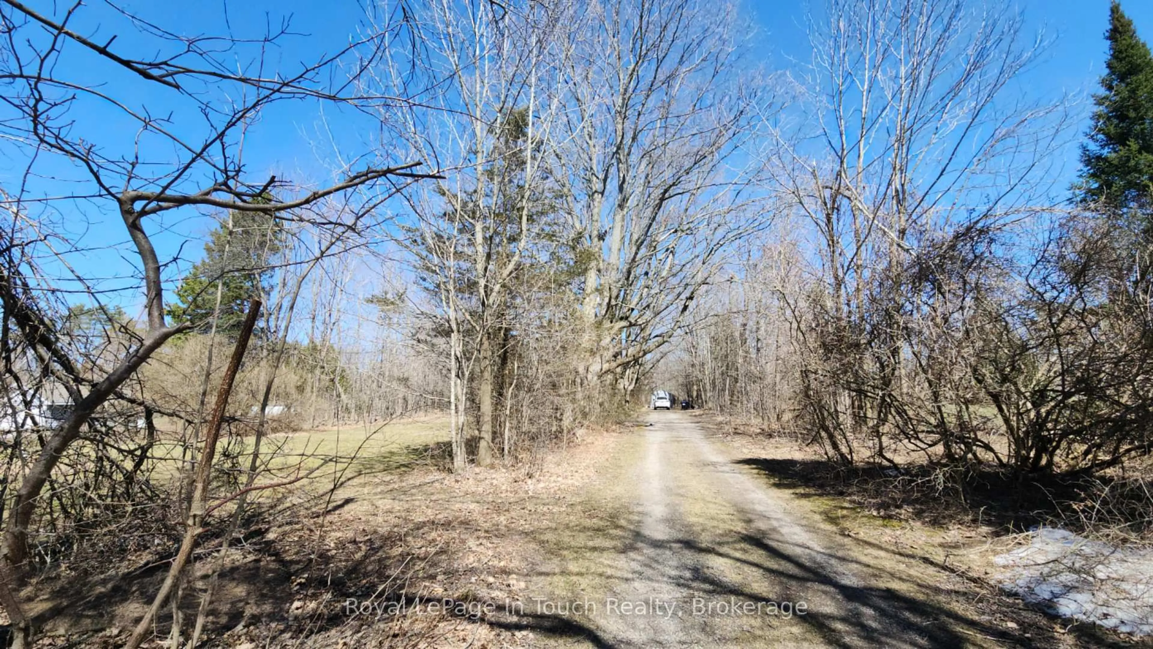 A pic from outside/outdoor area/front of a property/back of a property/a pic from drone, forest/trees view for 1655 Newton St, Tay Ontario L0K 2A0