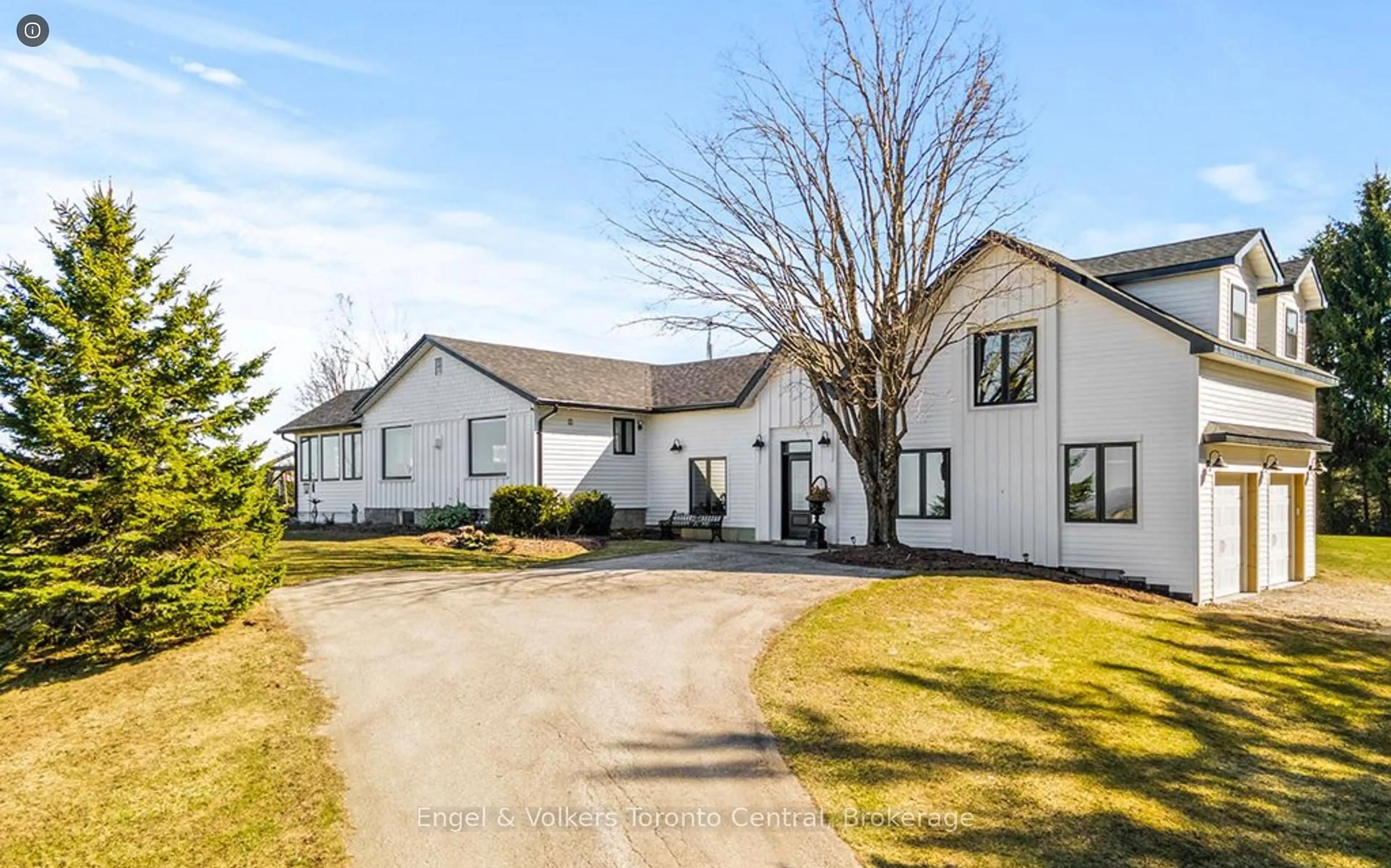 A pic from outside/outdoor area/front of a property/back of a property/a pic from drone, unknown for 9263 91 County Rd, Clearview Ontario L0M 1H0