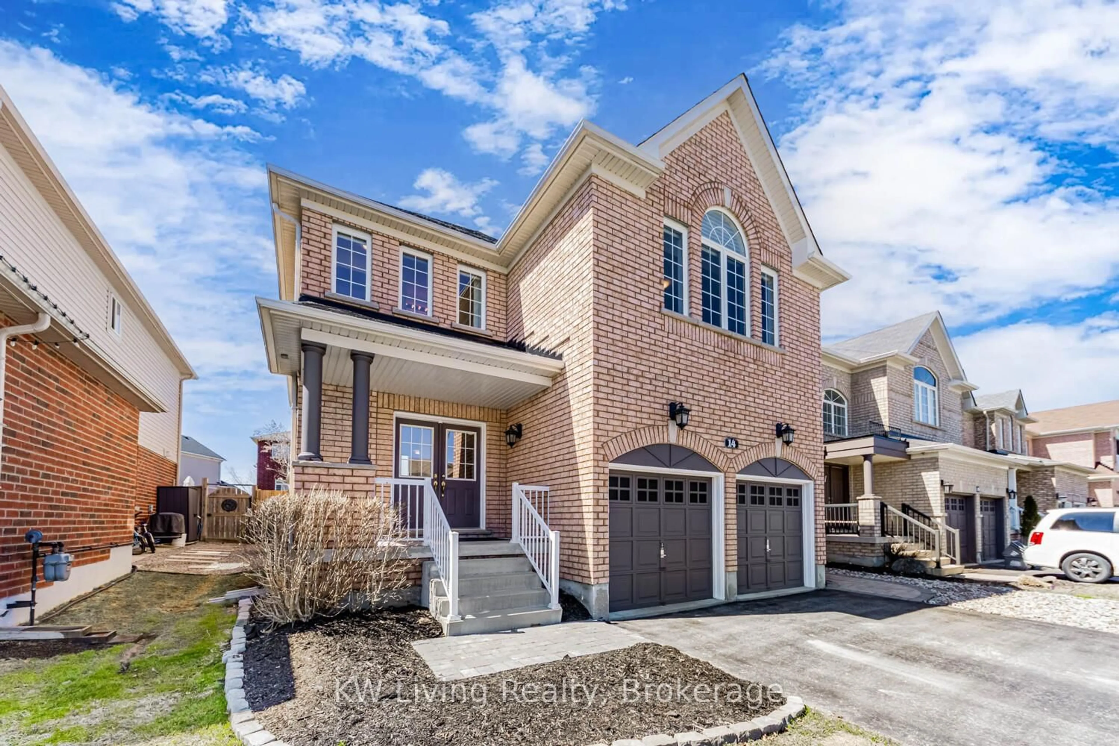 Home with brick exterior material, street for 14 Charlemagne Ave, Barrie Ontario L4M 0A9