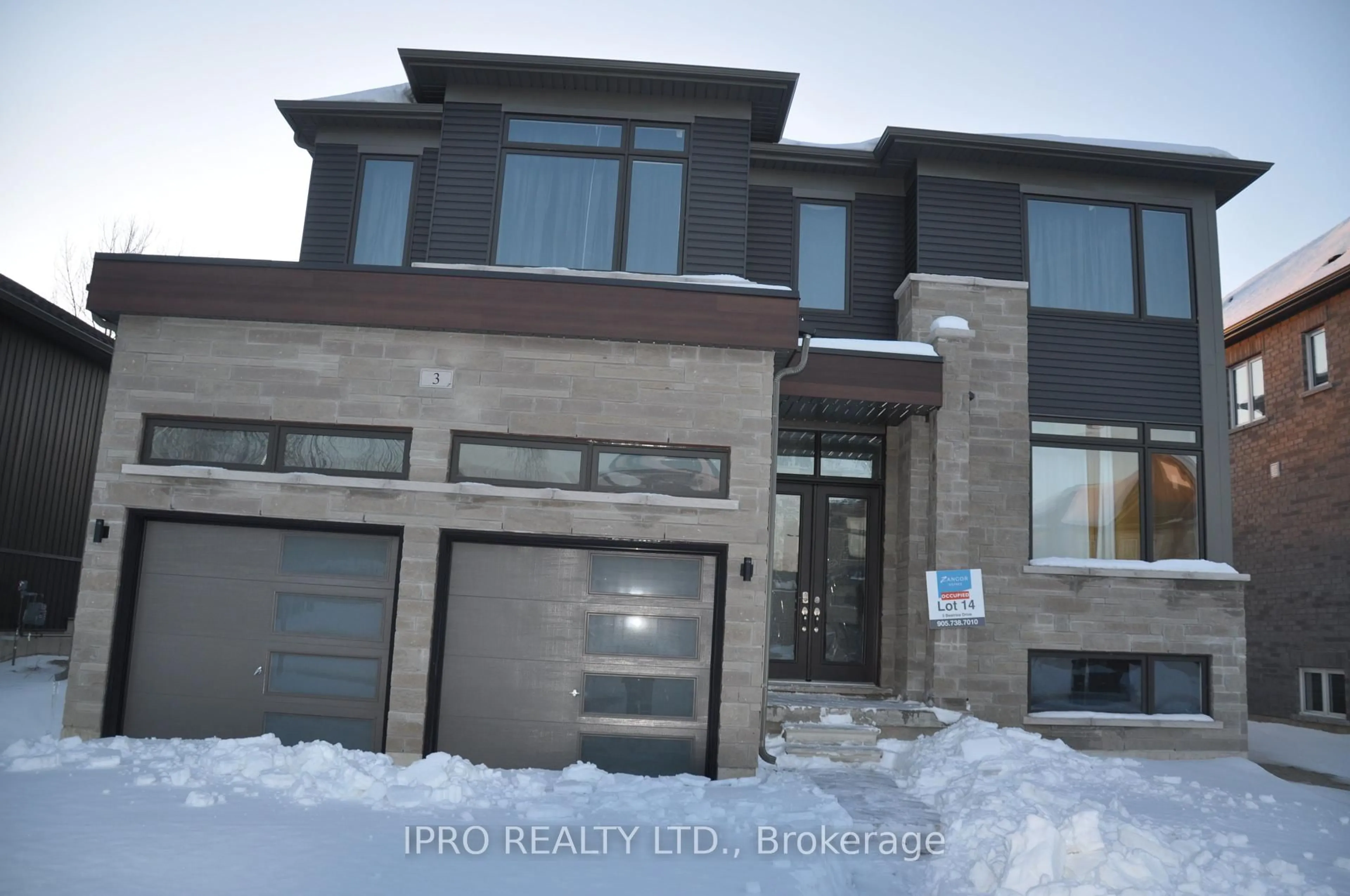 Home with brick exterior material, street for 3 Beatrice Dr, Wasaga Beach Ontario L9Z 0L3