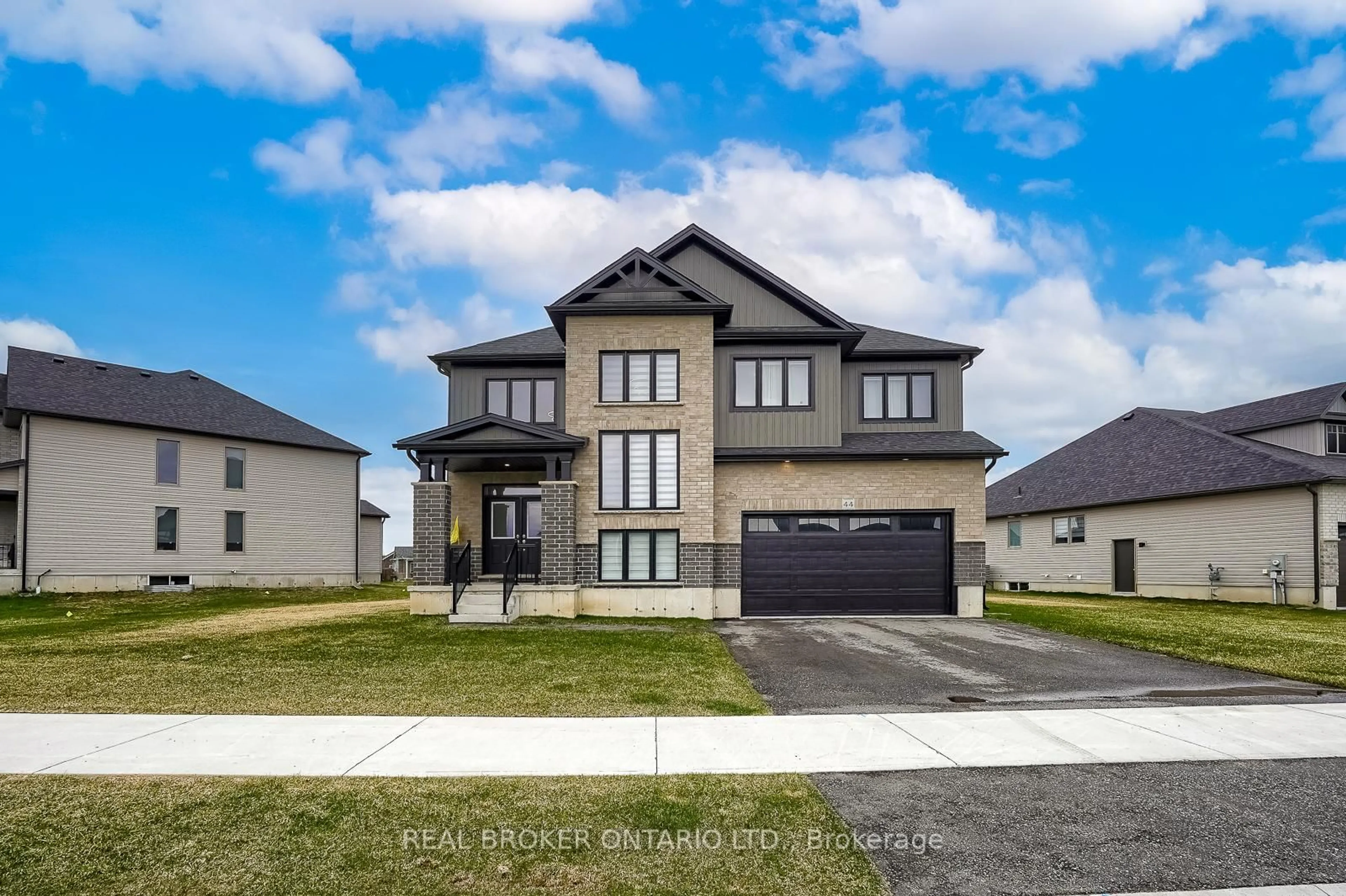 Home with brick exterior material, street for 44 Allenwood Rd, Springwater Ontario L0L 1P0