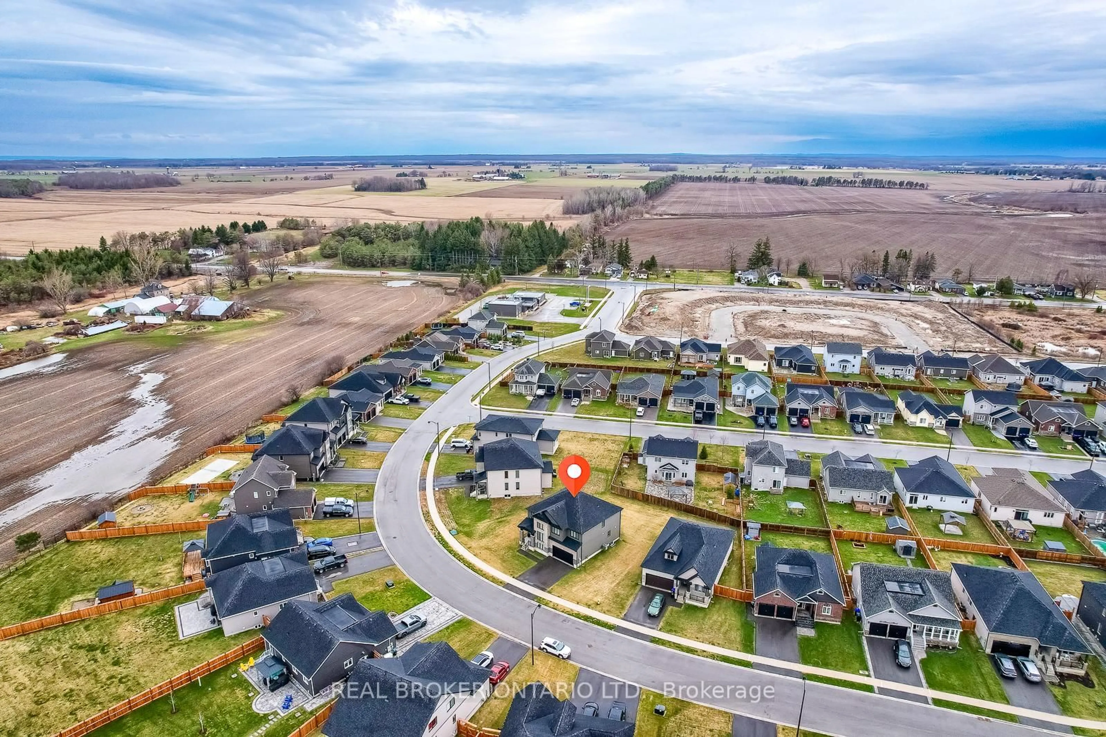 A pic from outside/outdoor area/front of a property/back of a property/a pic from drone, water/lake/river/ocean view for 44 Allenwood Rd, Springwater Ontario L0L 1P0