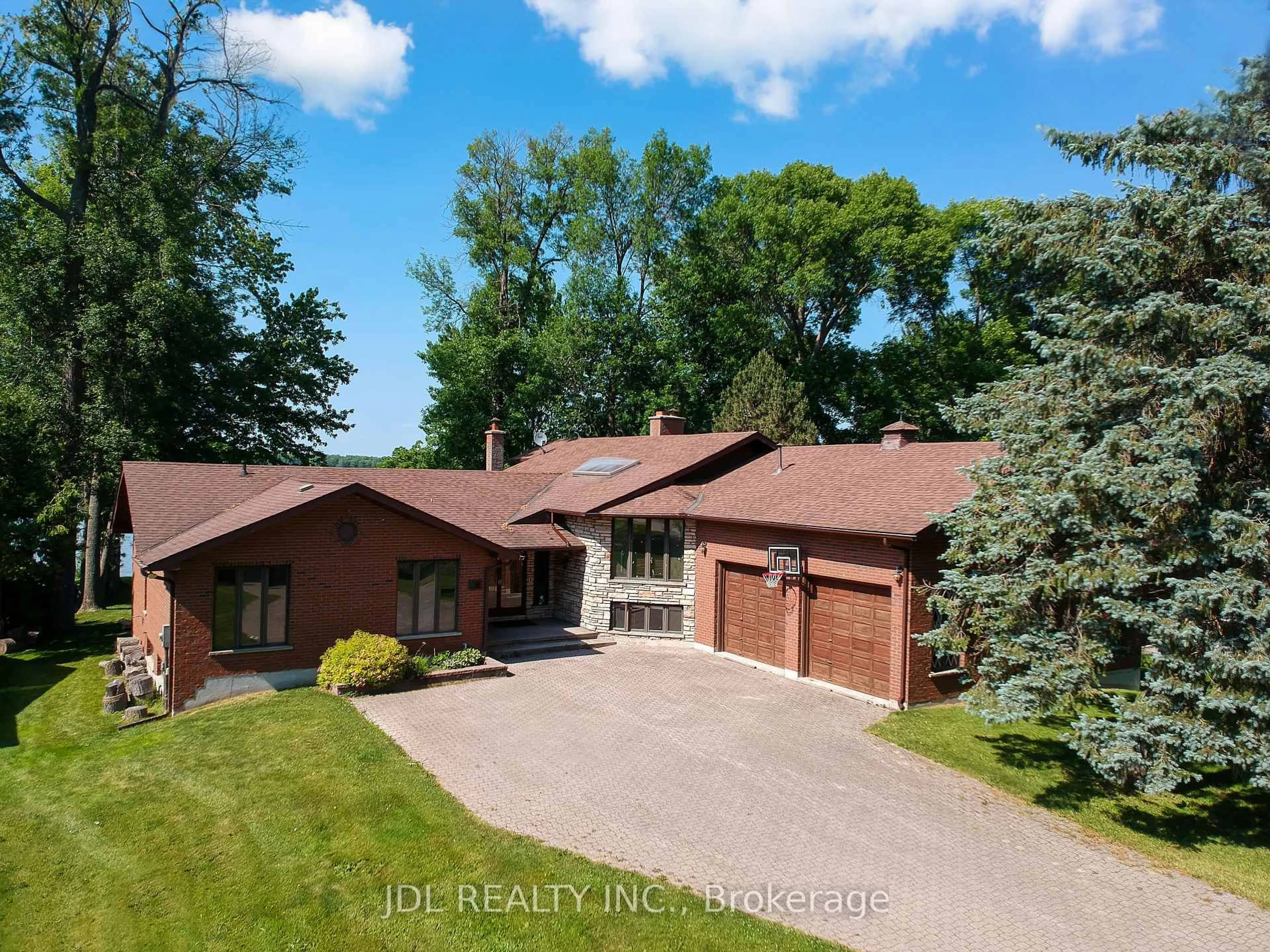 Home with brick exterior material, unknown for 16 Thicketwood Pl, Ramara Ontario L0K 1B0