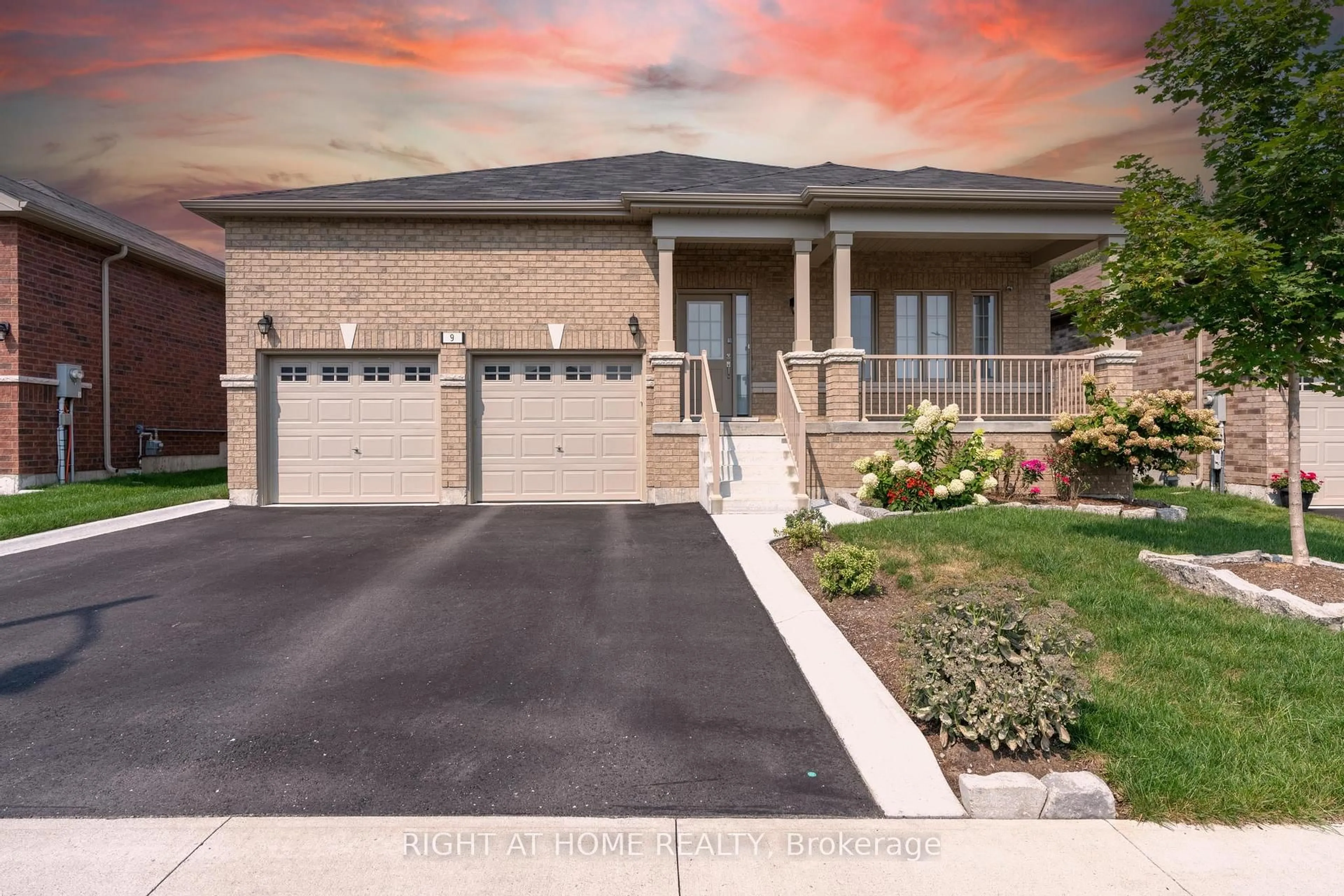 Home with brick exterior material, street for 9 Beausoleil Dr, Penetanguishene Ontario L9M 0V8