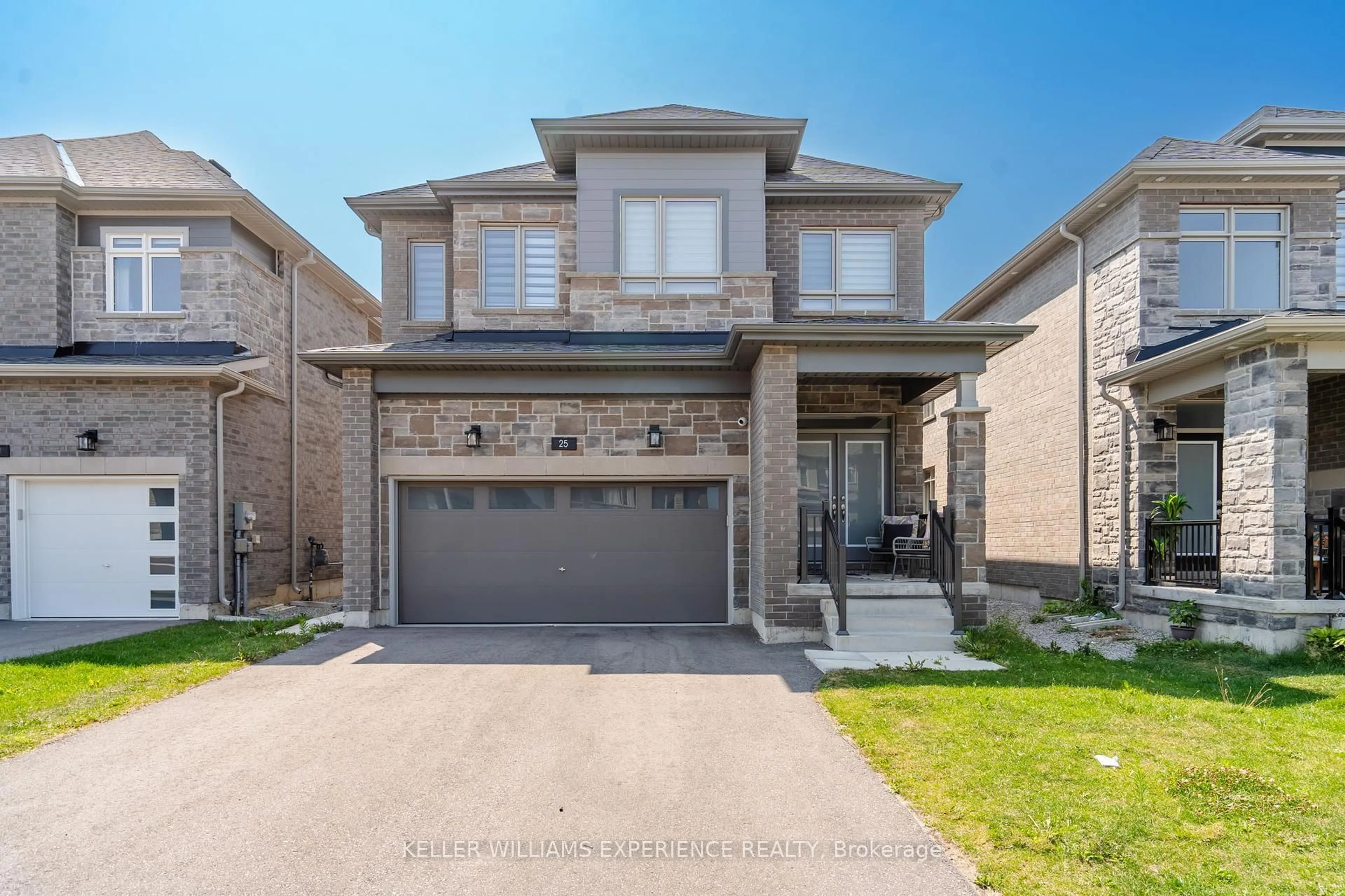 Home with brick exterior material, street for 25 Paddington Grve, Barrie Ontario L9J 0J3