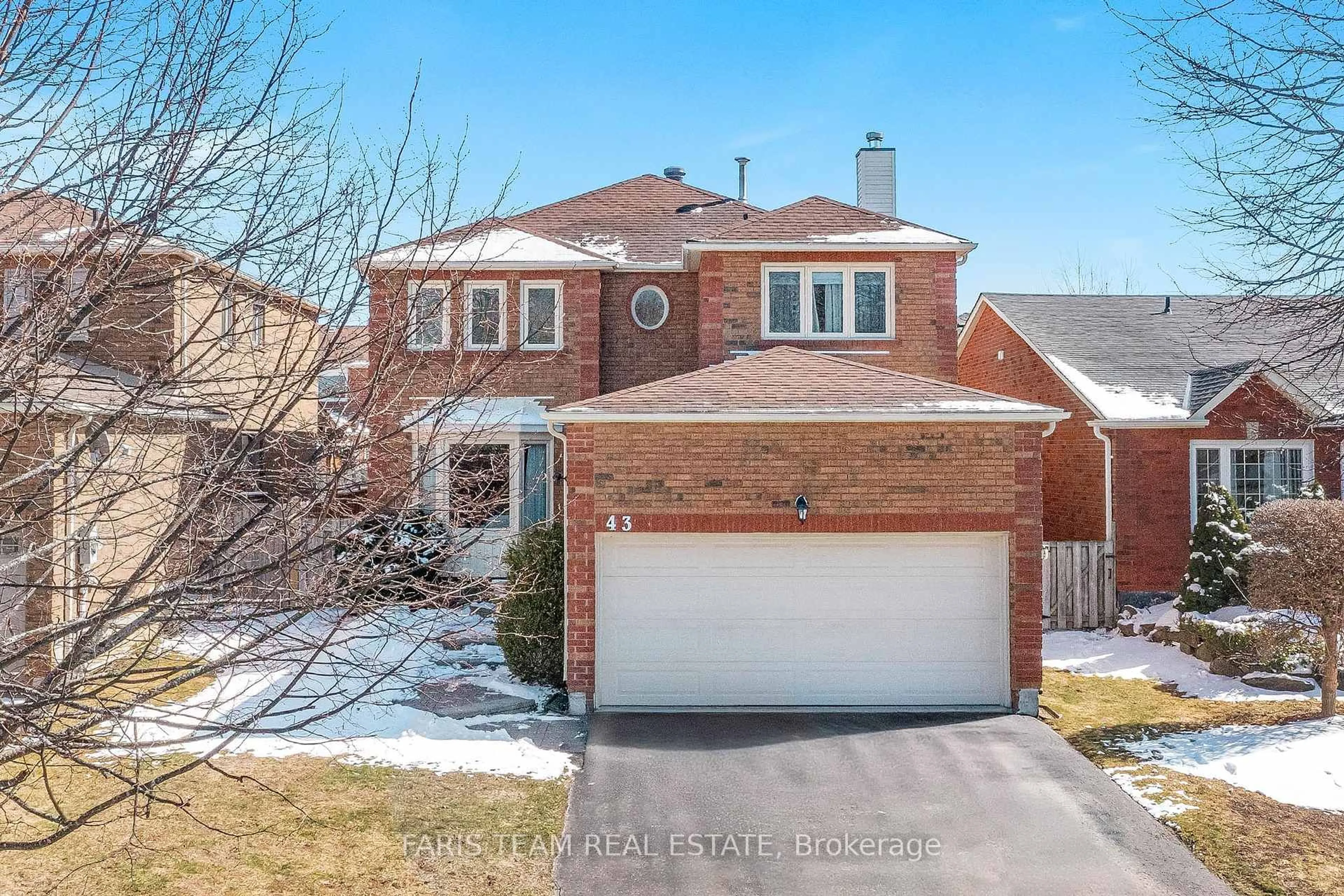 Home with brick exterior material, street for 43 McDougall Dr, Barrie Ontario L4N 7H7