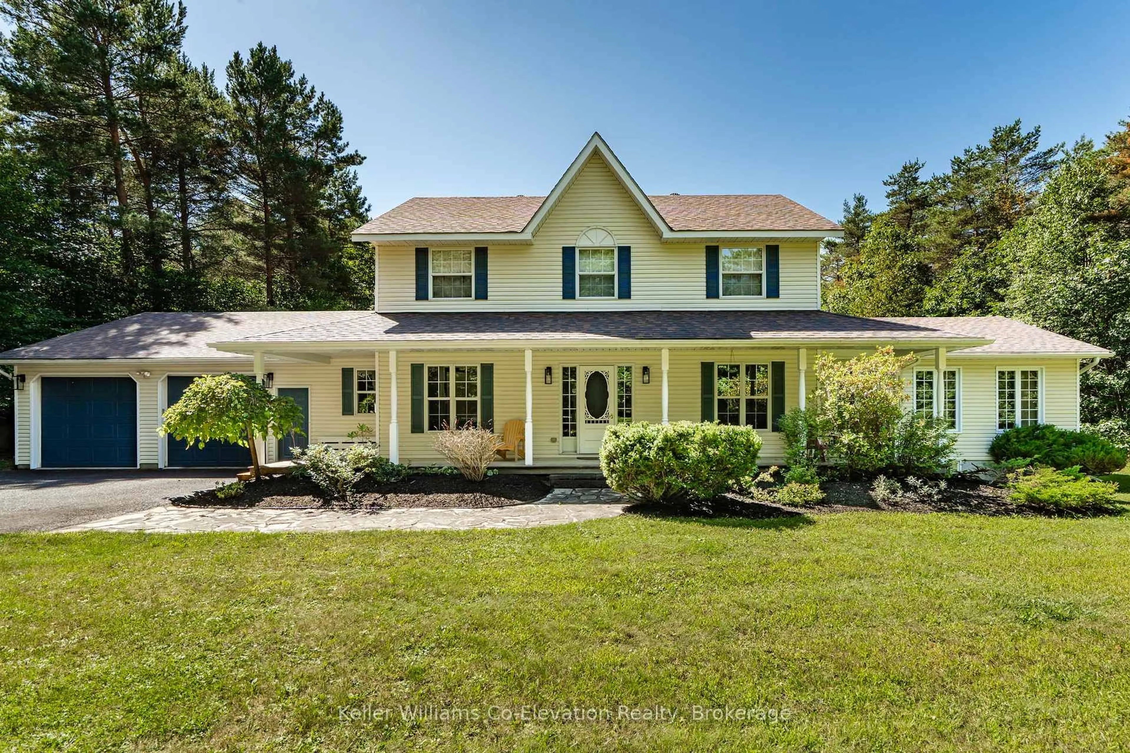 Home with vinyl exterior material, street for 9 Whippoorwill Dr, Tiny Ontario L0L 2J0