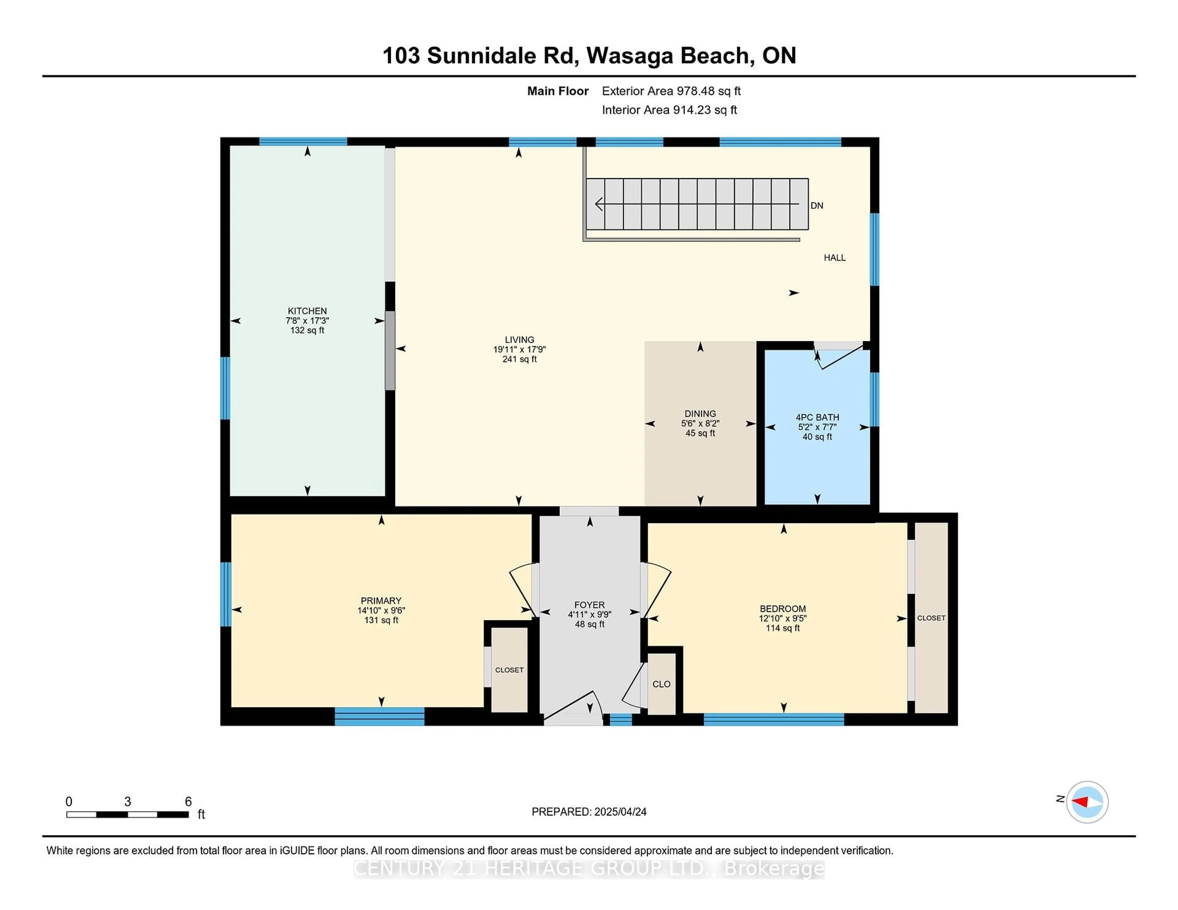 Floor plan for 103 Sunnidale Rd, Wasaga Beach Ontario L9Z 2S9