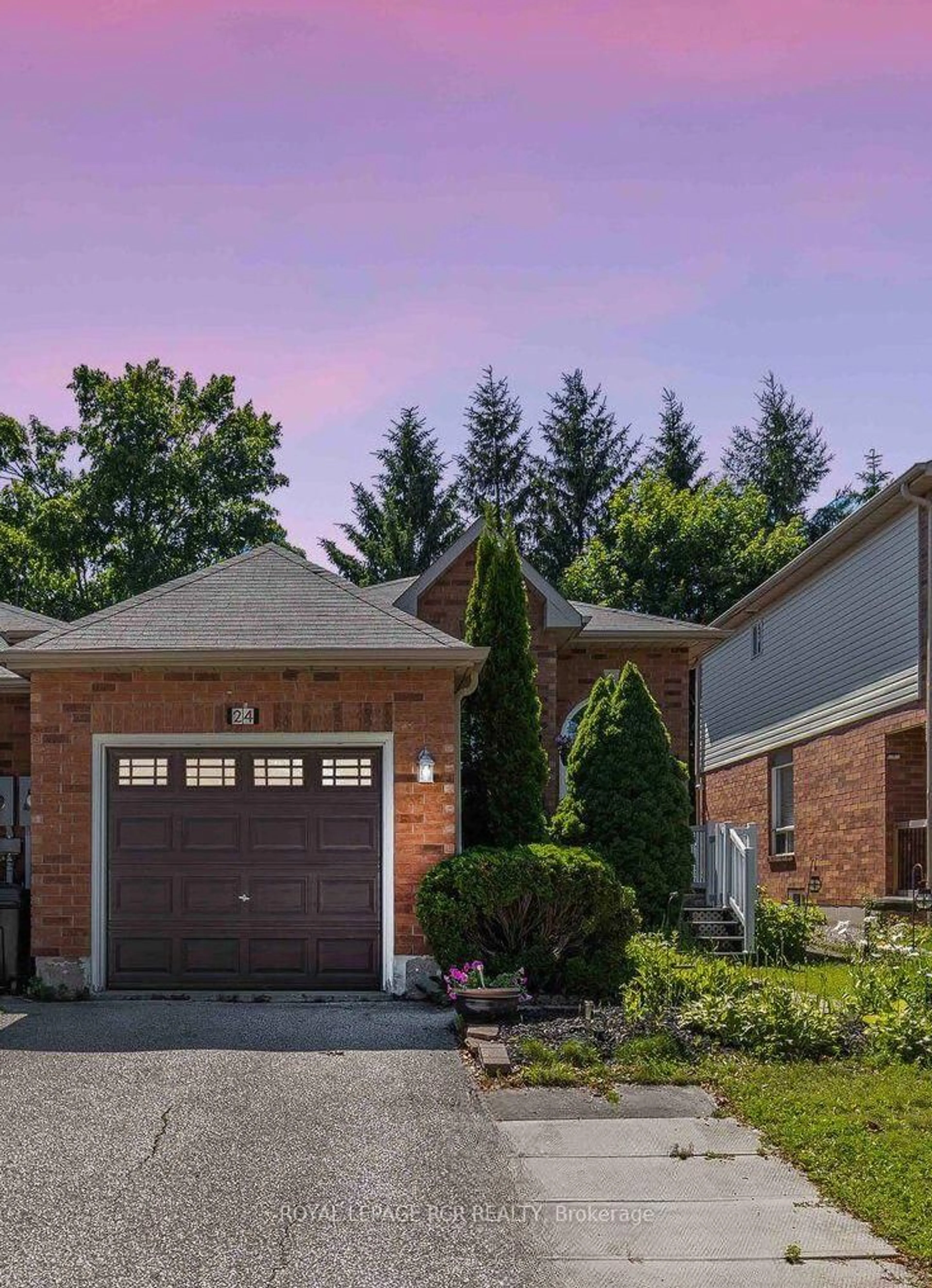 Home with brick exterior material, street for 24 Churchland Dr, Barrie Ontario L4N 8P9