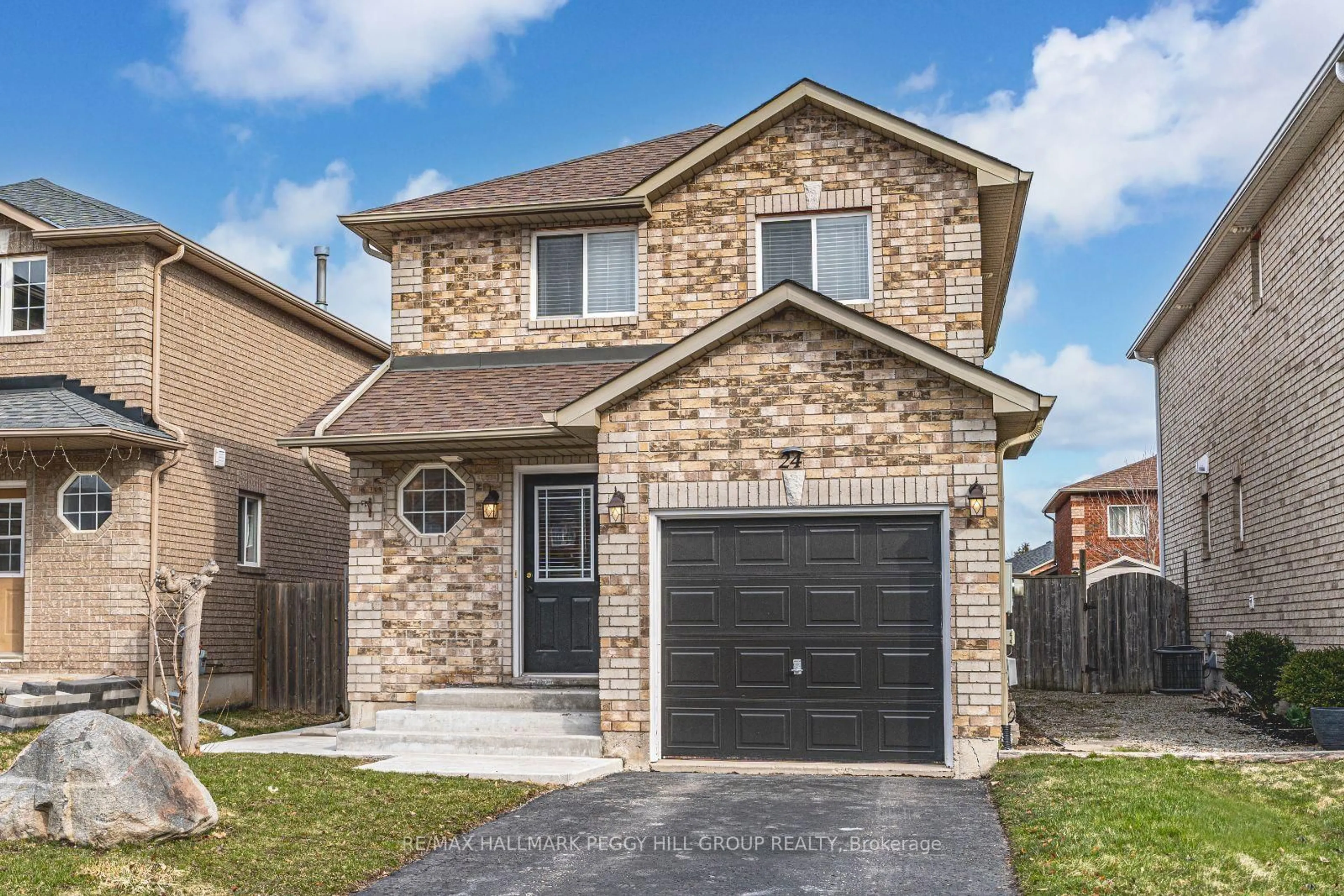 Home with brick exterior material, street for 24 Coronation Pkwy, Barrie Ontario L4M 7J8