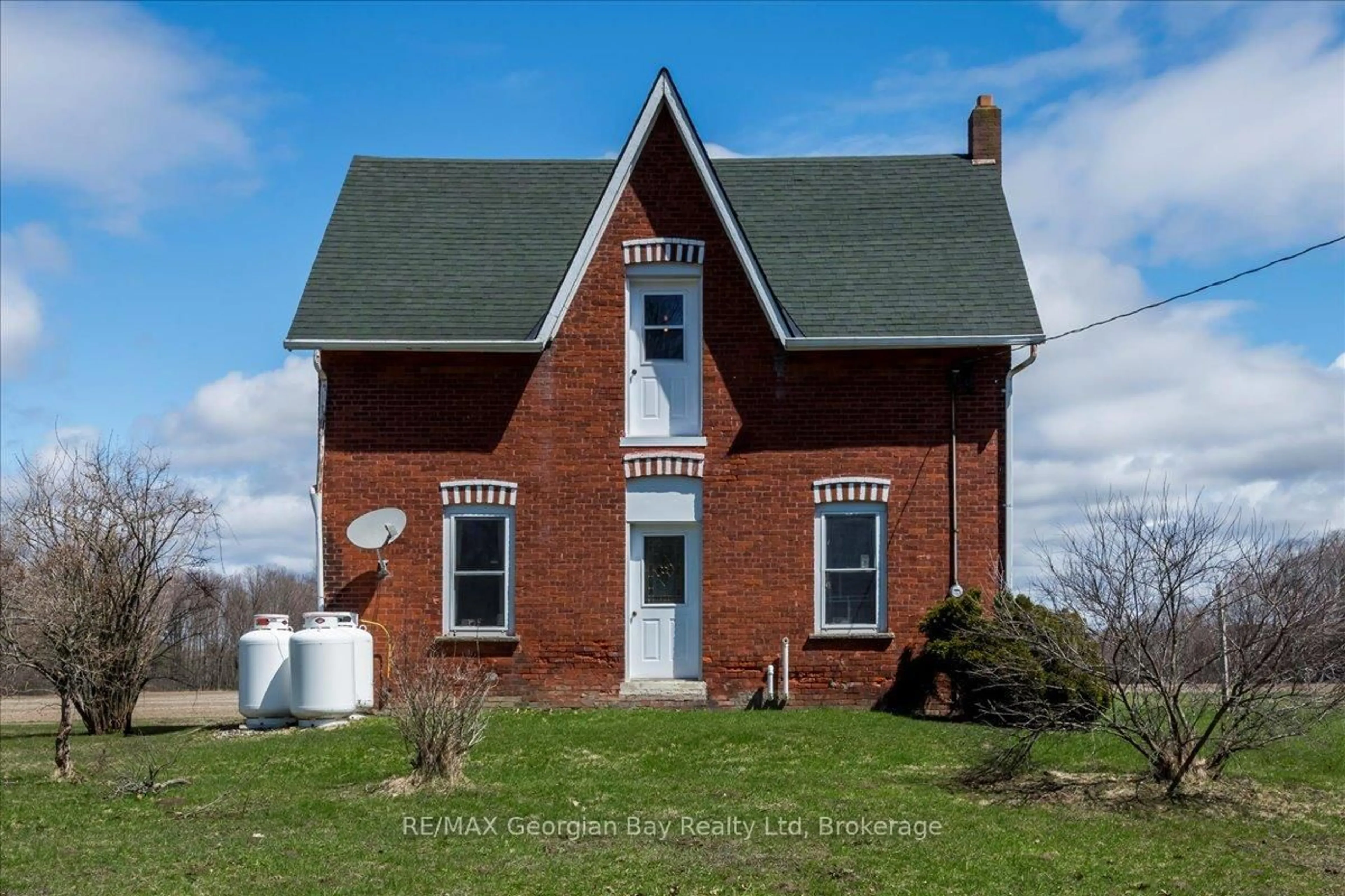 Home with brick exterior material, building for 579 Marshall Rd, Tiny Ontario L4R 0E3