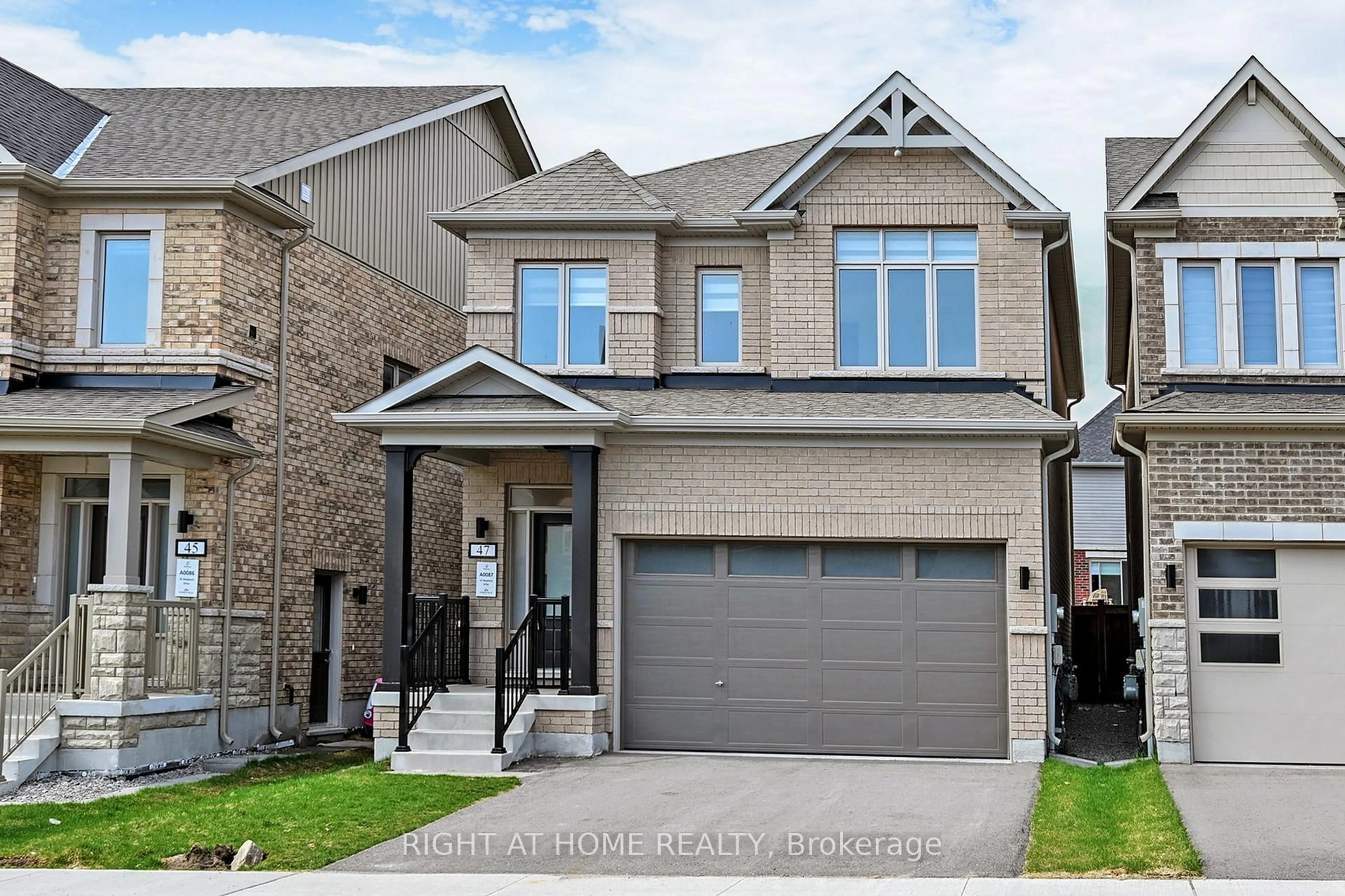 Home with brick exterior material, street for 47 Shepherd Dr, Barrie Ontario L9J 0K4