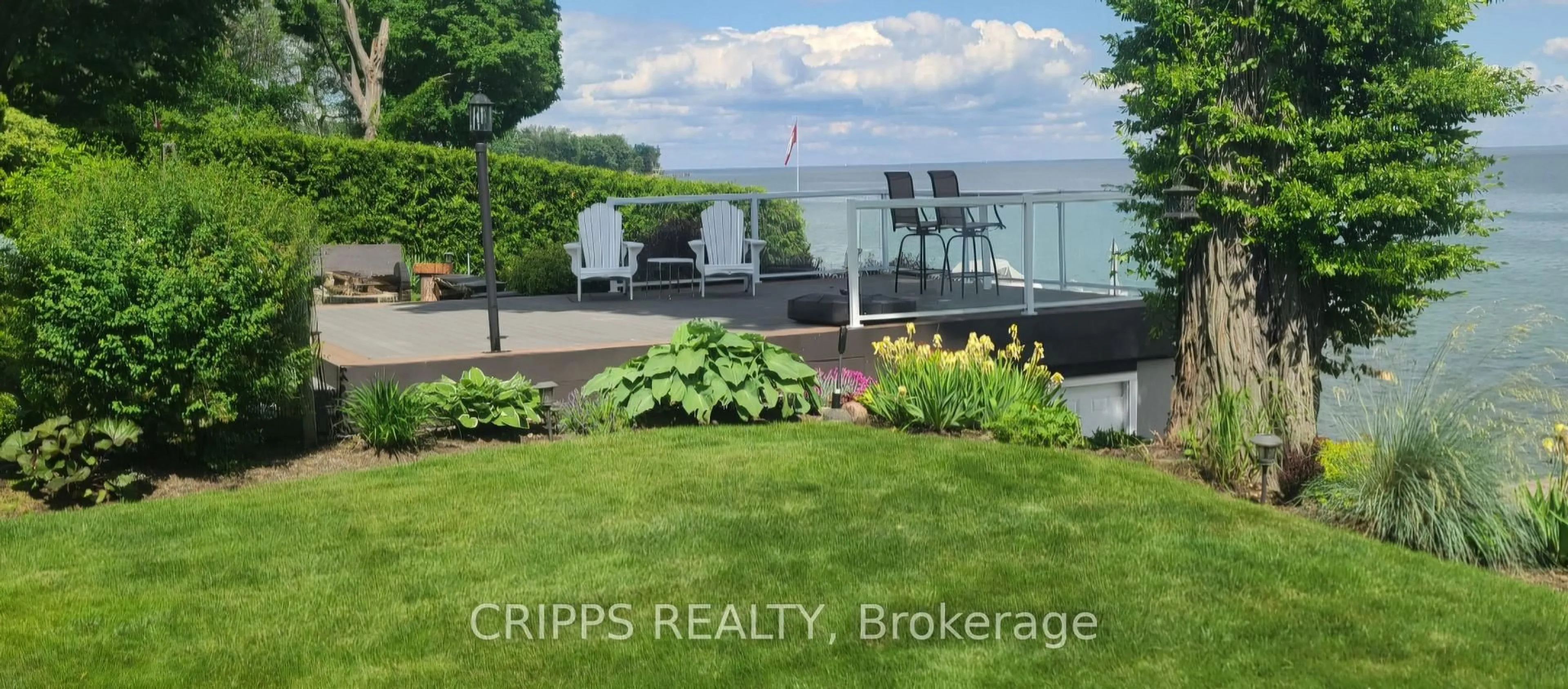 A pic from outside/outdoor area/front of a property/back of a property/a pic from drone, water/lake/river/ocean view for 91 Lakeshore Rd, Oro-Medonte Ontario L0L 2E0