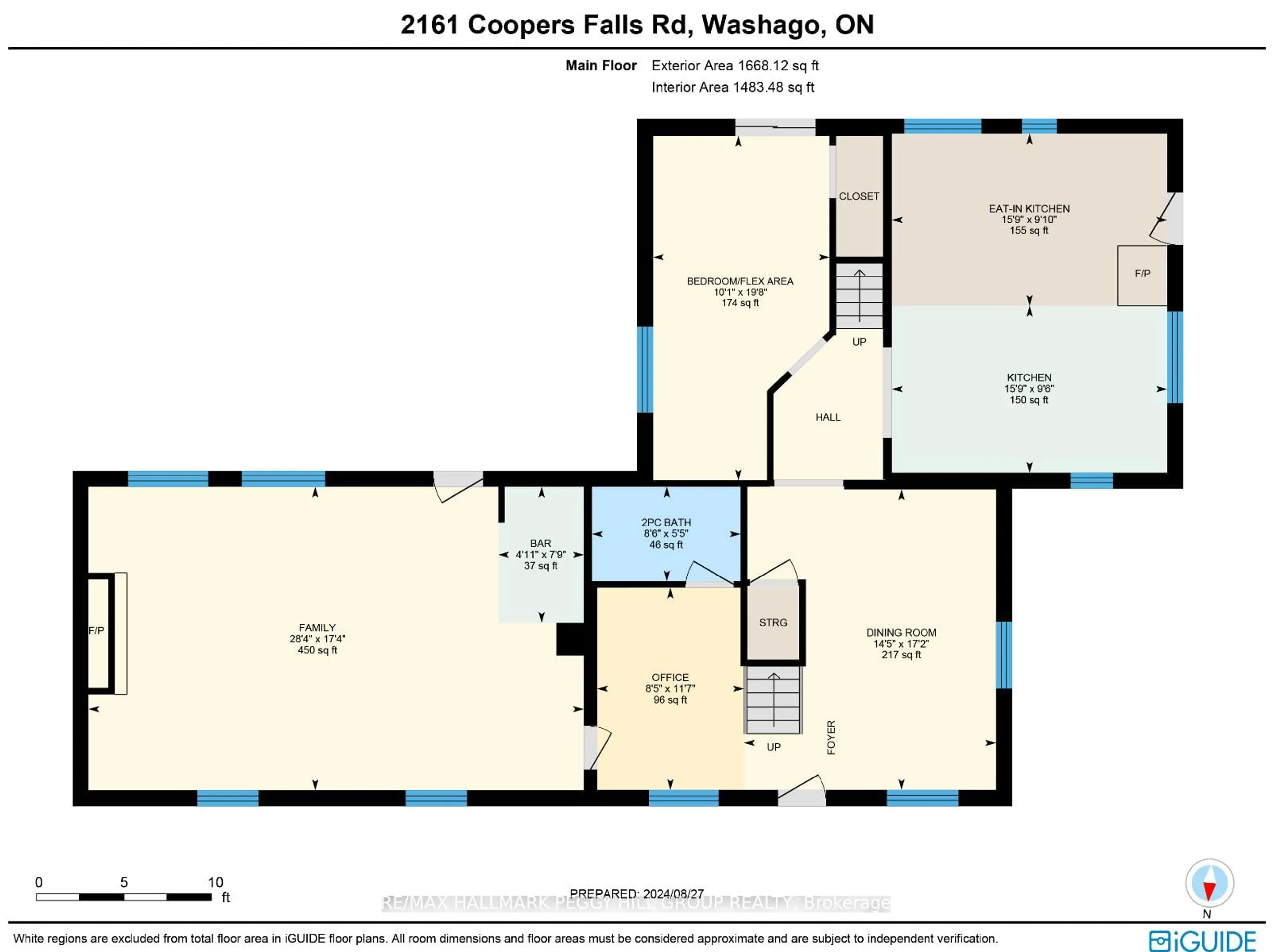 Floor plan for 2161 Coopers Falls Rd, Severn Ontario L0K 2B0