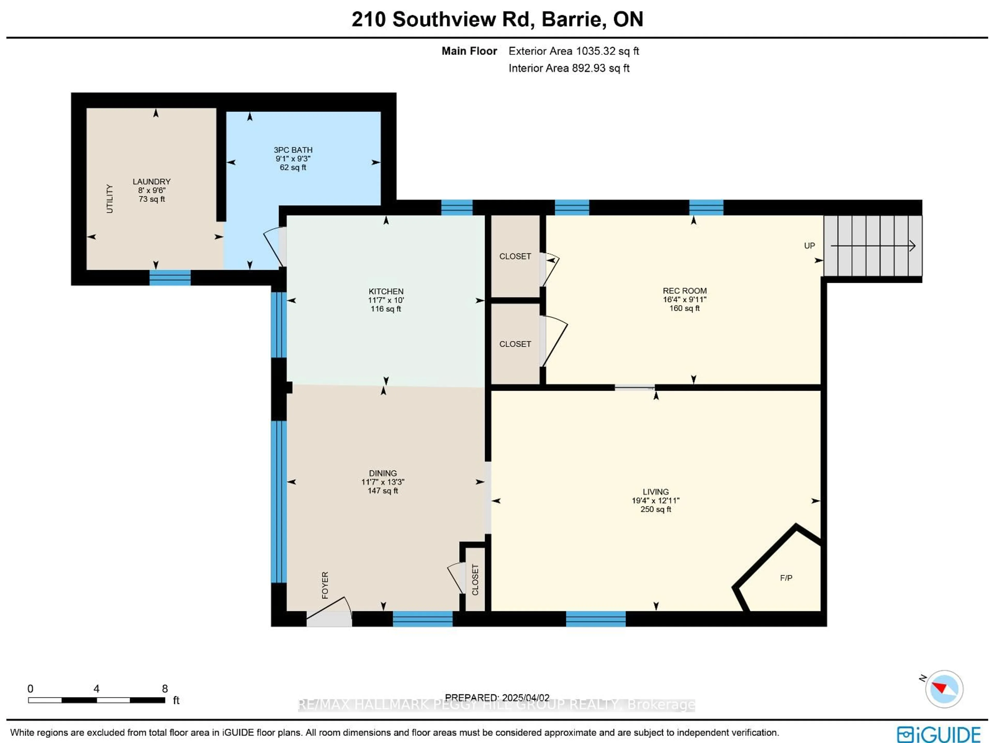Floor plan for 210 Southview Rd, Barrie Ontario L4N 3X7