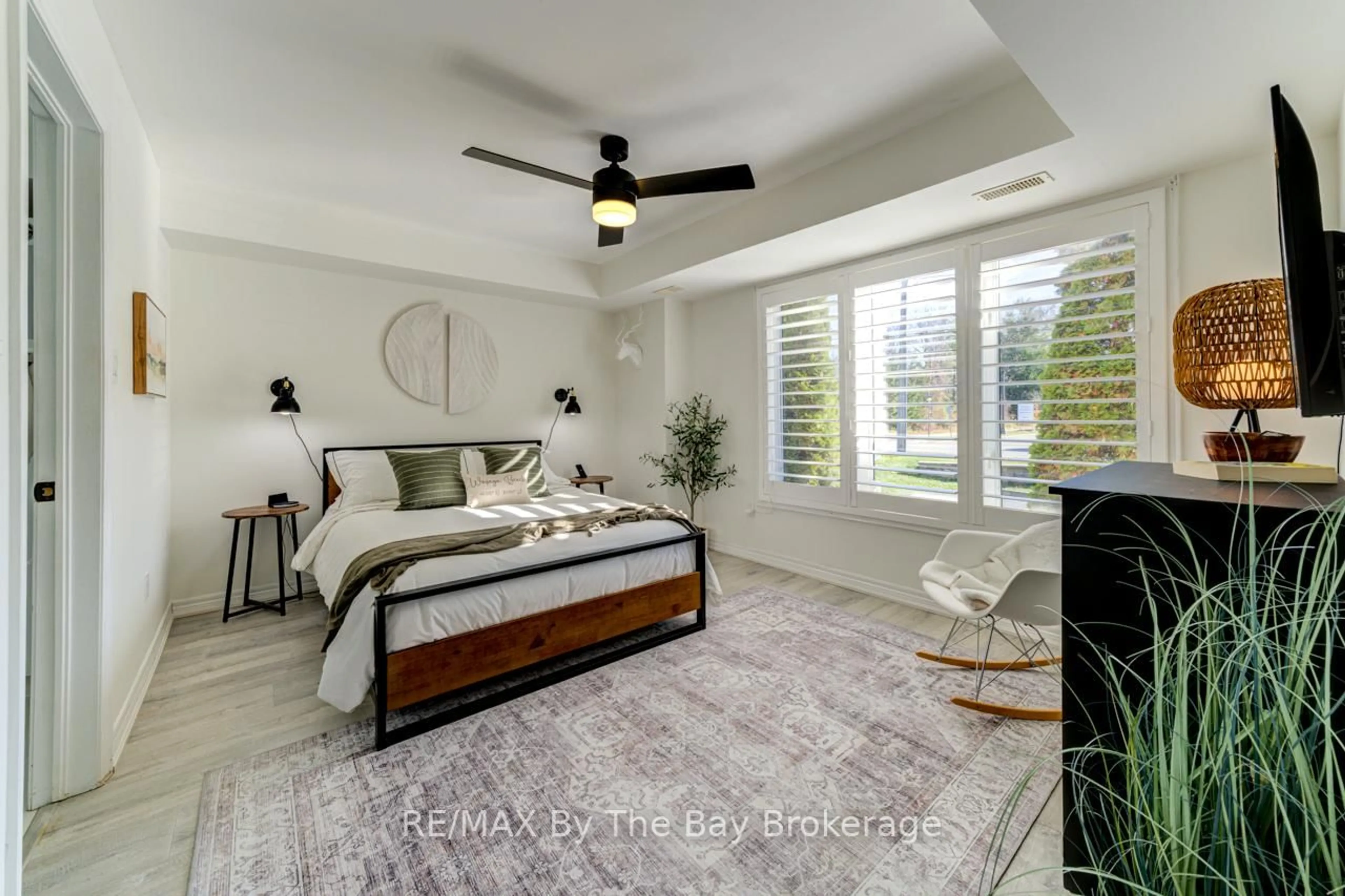 Bedroom with bed, unknown for 194 RIVER Rd #2C, Wasaga Beach Ontario L9Z 2L6