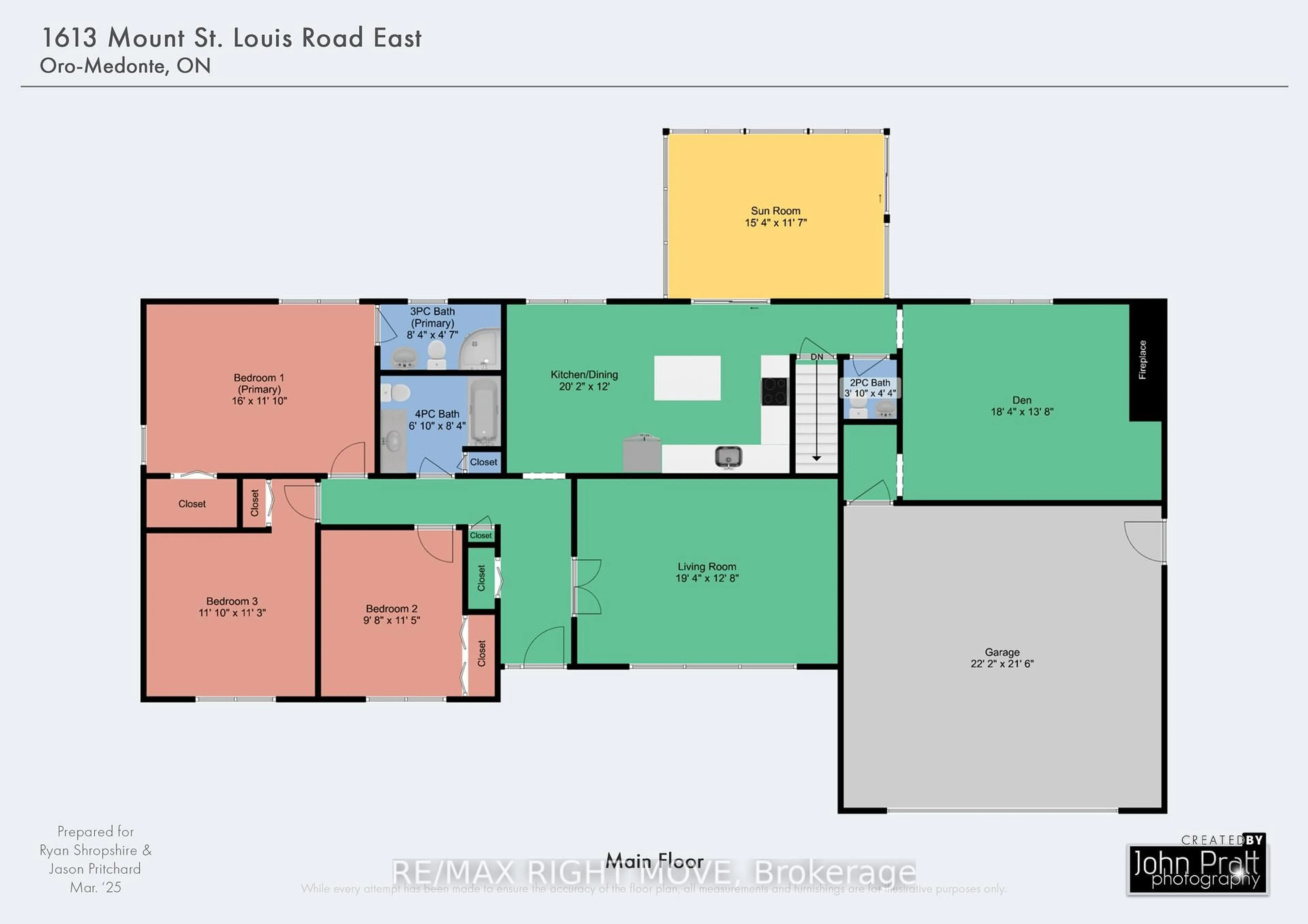 Floor plan for 1613 Mt. St. Louis Rd, Oro-Medonte Ontario L0K 1E0