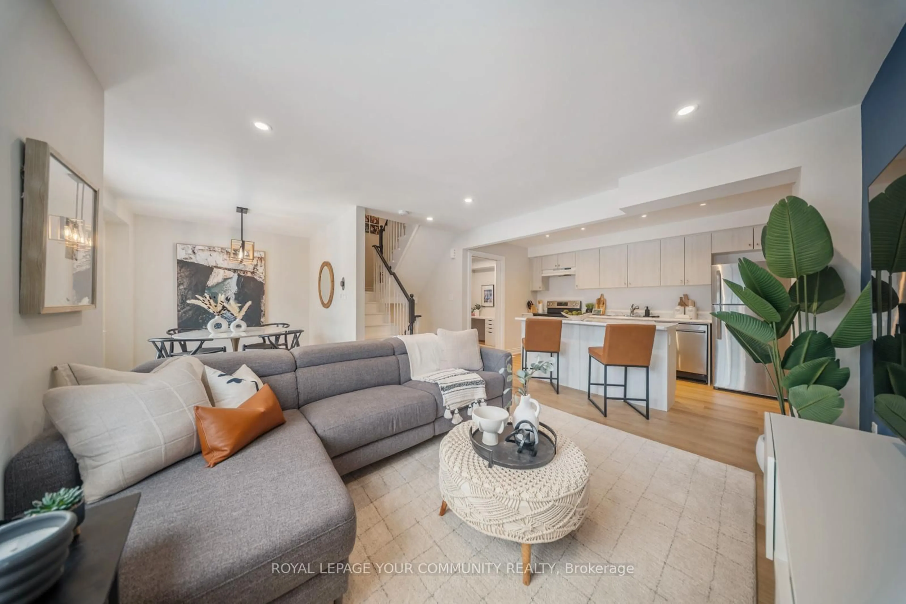 Living room with furniture, unknown for 12 Andean Lane, Barrie Ontario L9J 0J4