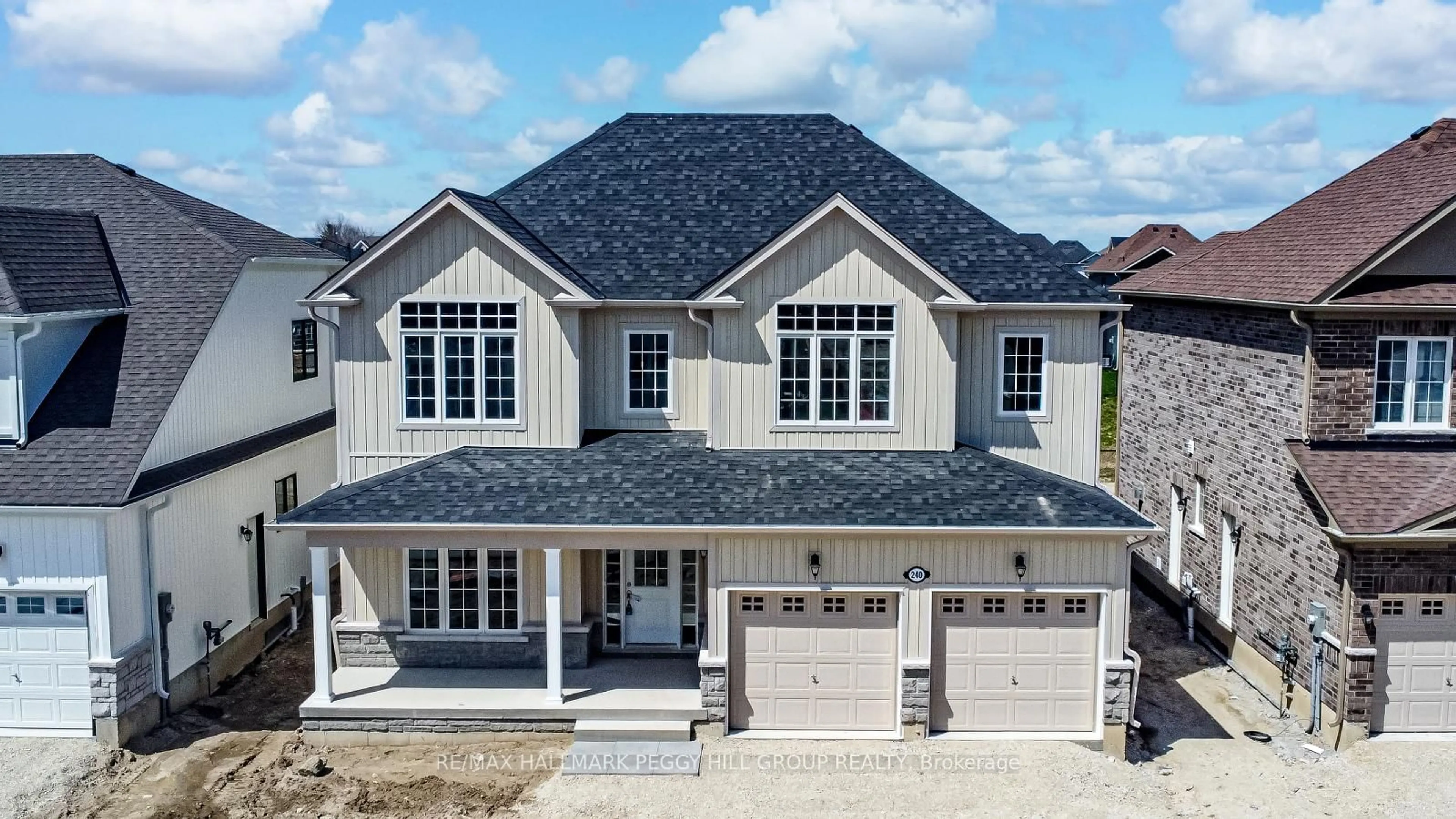 Home with brick exterior material, street for 240 Springfield Cres, Clearview Ontario L0M 1S0