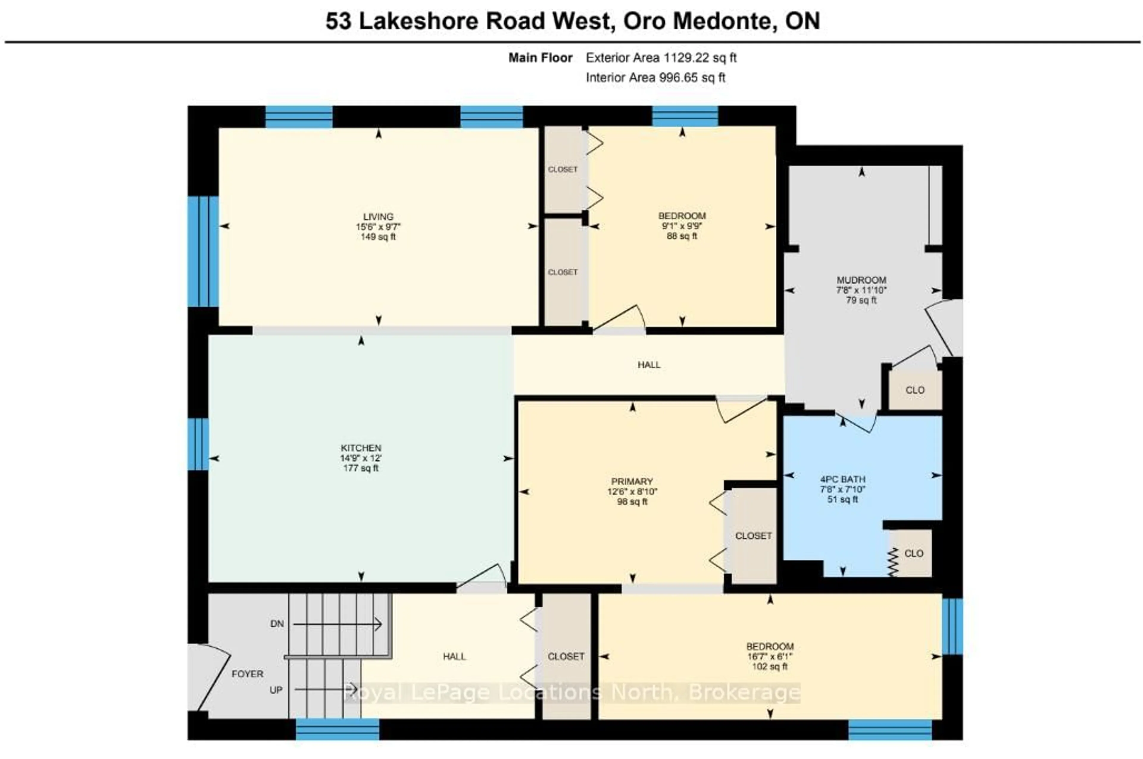 Floor plan for 53 Lakeshore Rd, Oro-Medonte Ontario L0L 2E0