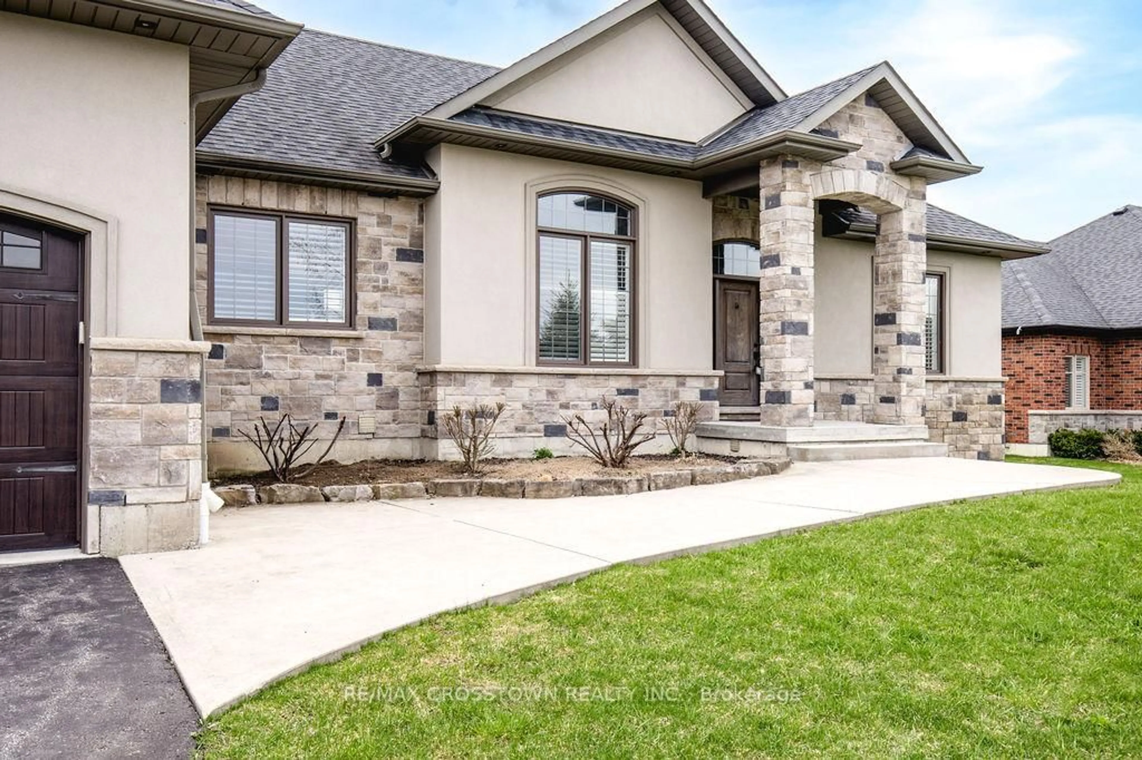 Home with brick exterior material, street for 25 MENNILL Dr, Springwater Ontario L0L 1Y3