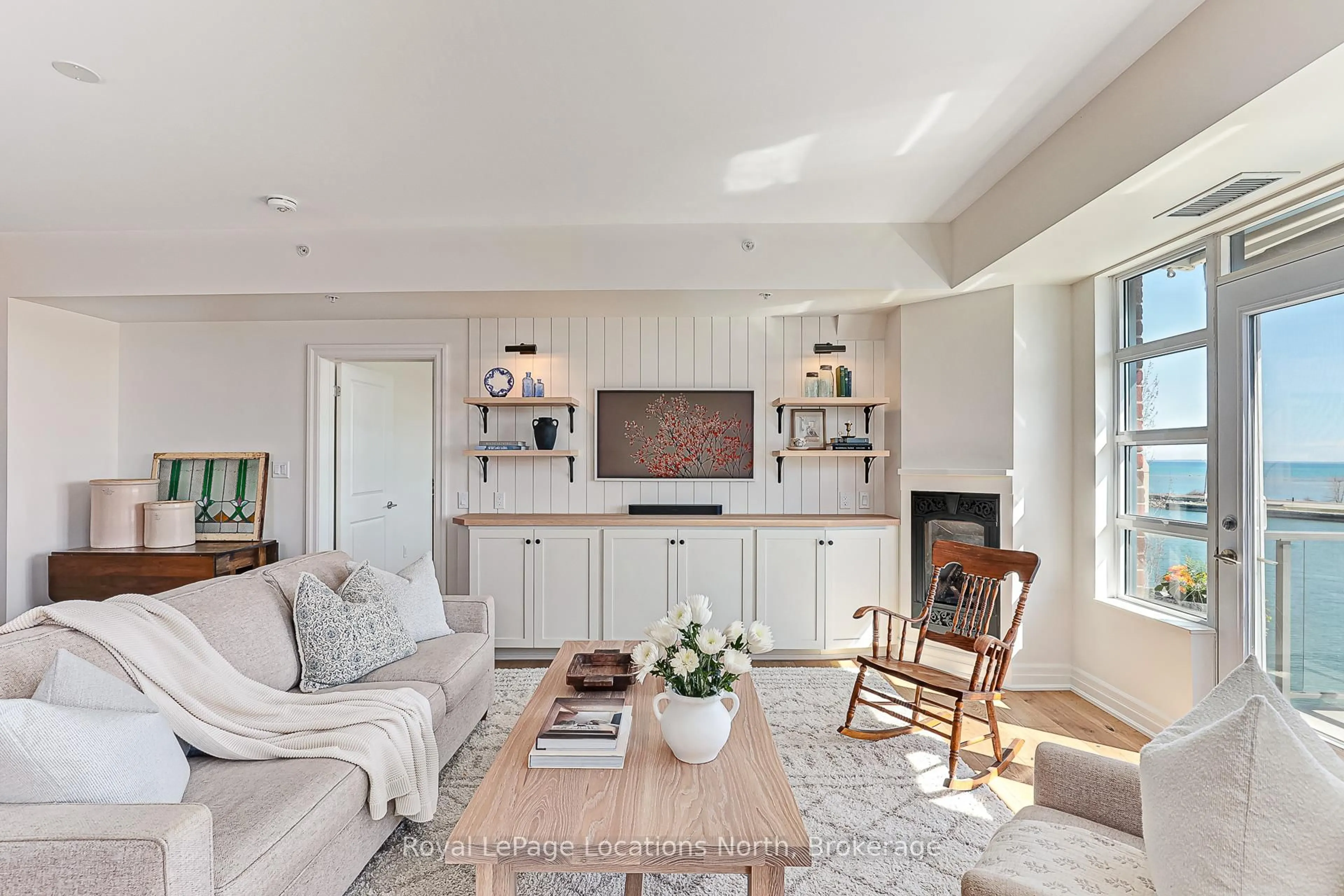 Living room with furniture, unknown for 1 Shipyard Lane #310, Collingwood Ontario L9Y 0W2