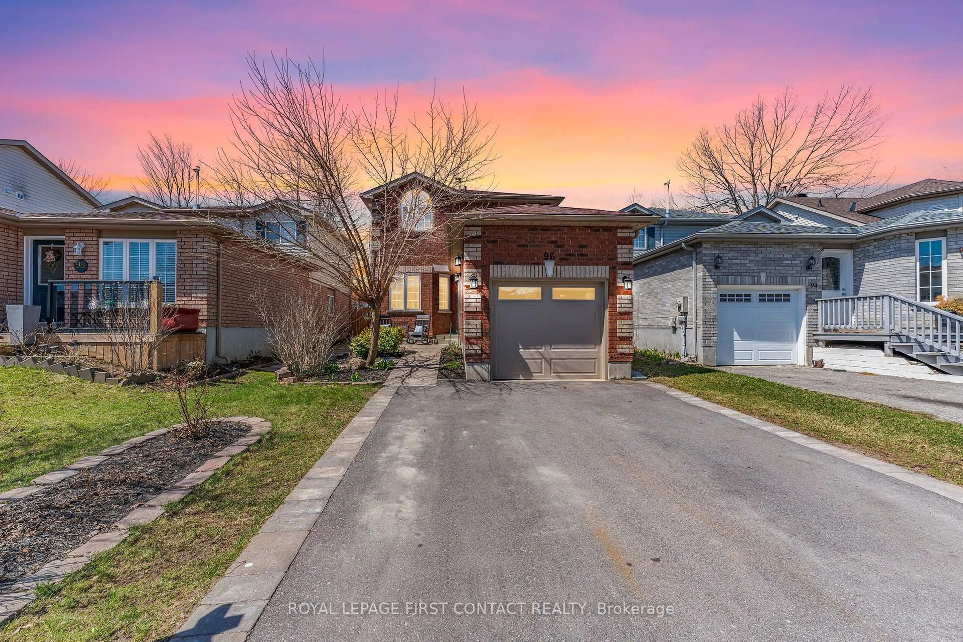 Home with brick exterior material, street for 96 Churchland Dr, Barrie Ontario L4N 8P1