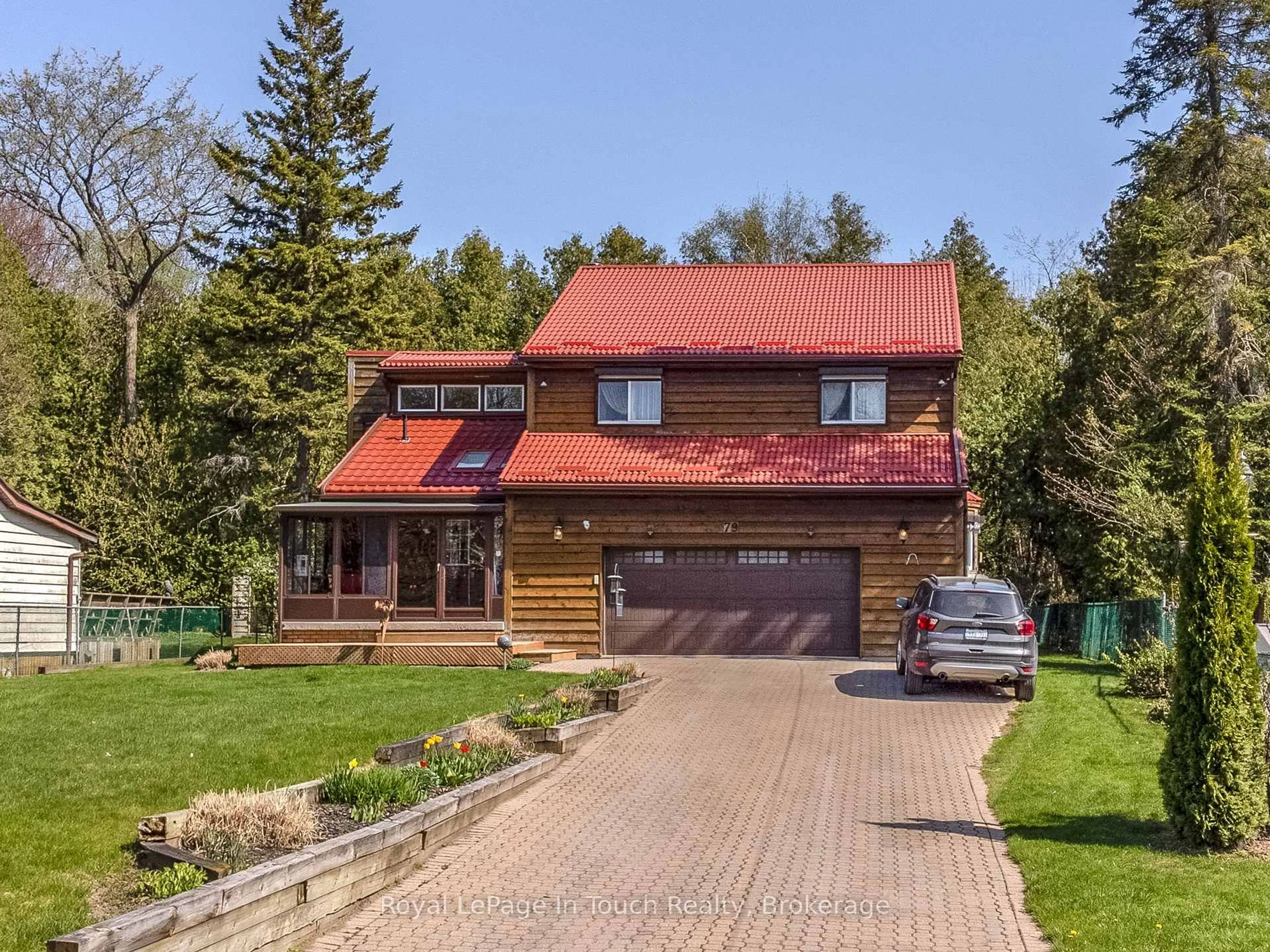 Home with brick exterior material, street for 79 King Rd, Tay Ontario L0K 2C0