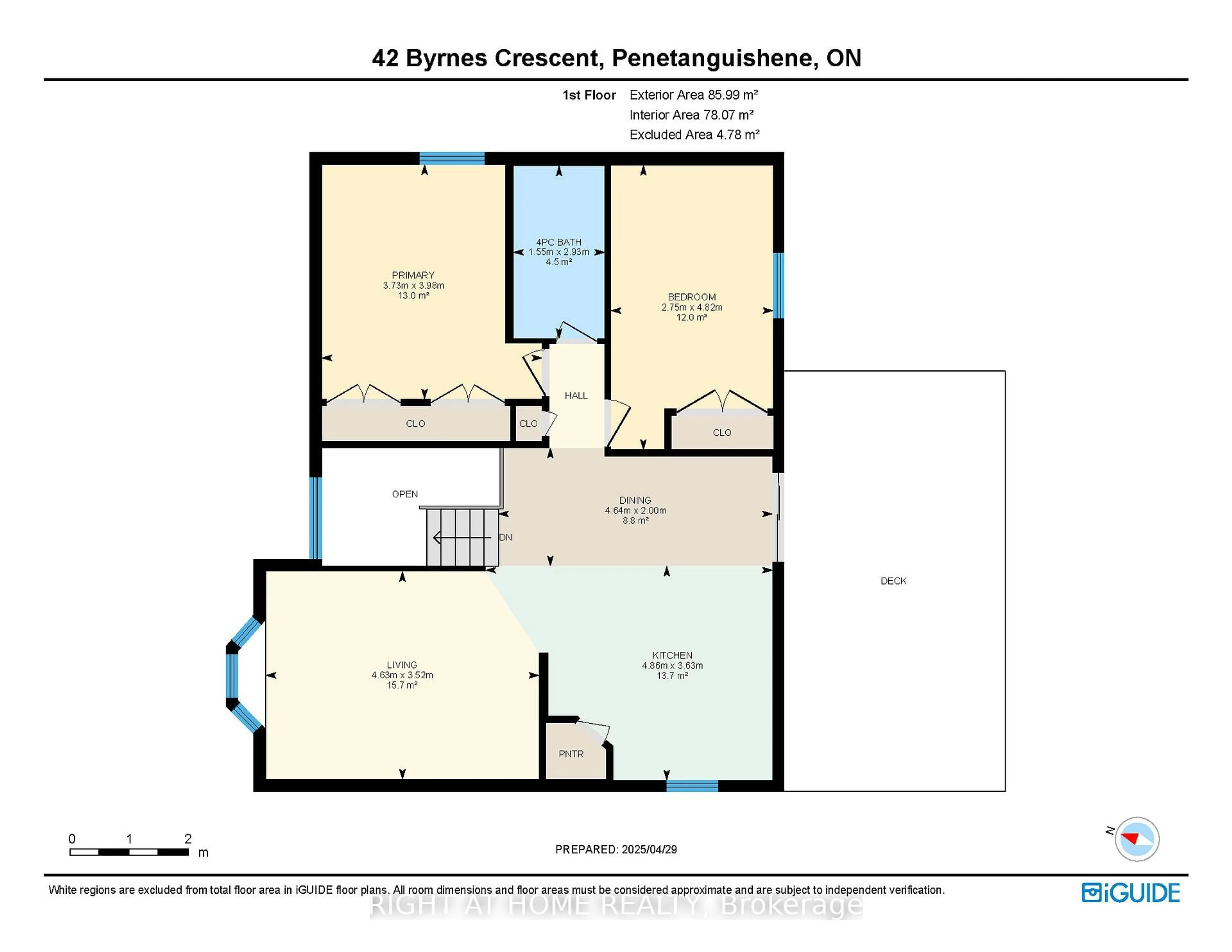 Floor plan for 42 Byrnes Cres, Penetanguishene Ontario L9M 1V9