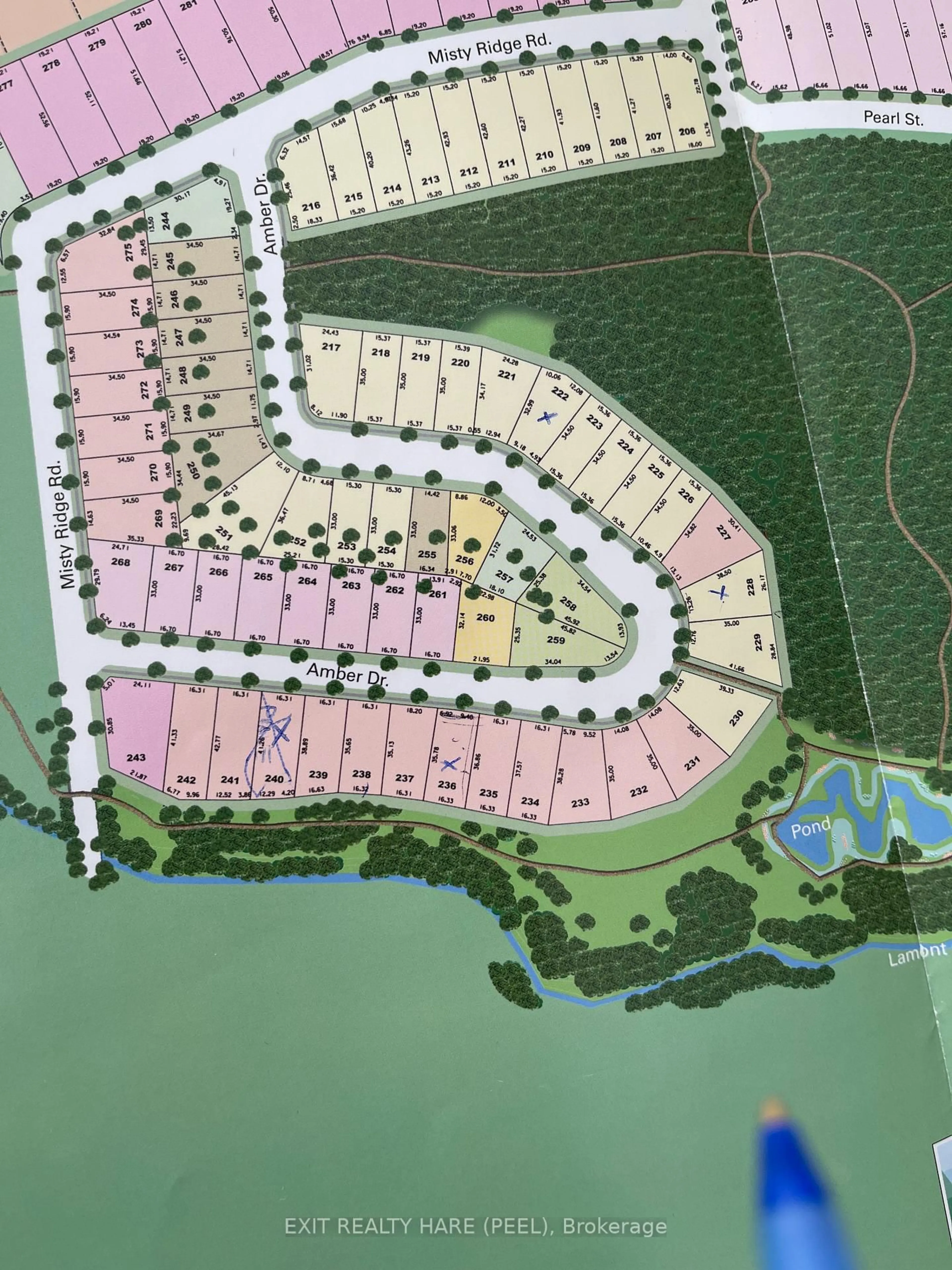 Picture of a map for 56 Amber Dr, Wasaga Beach Ontario L9Z 0R9