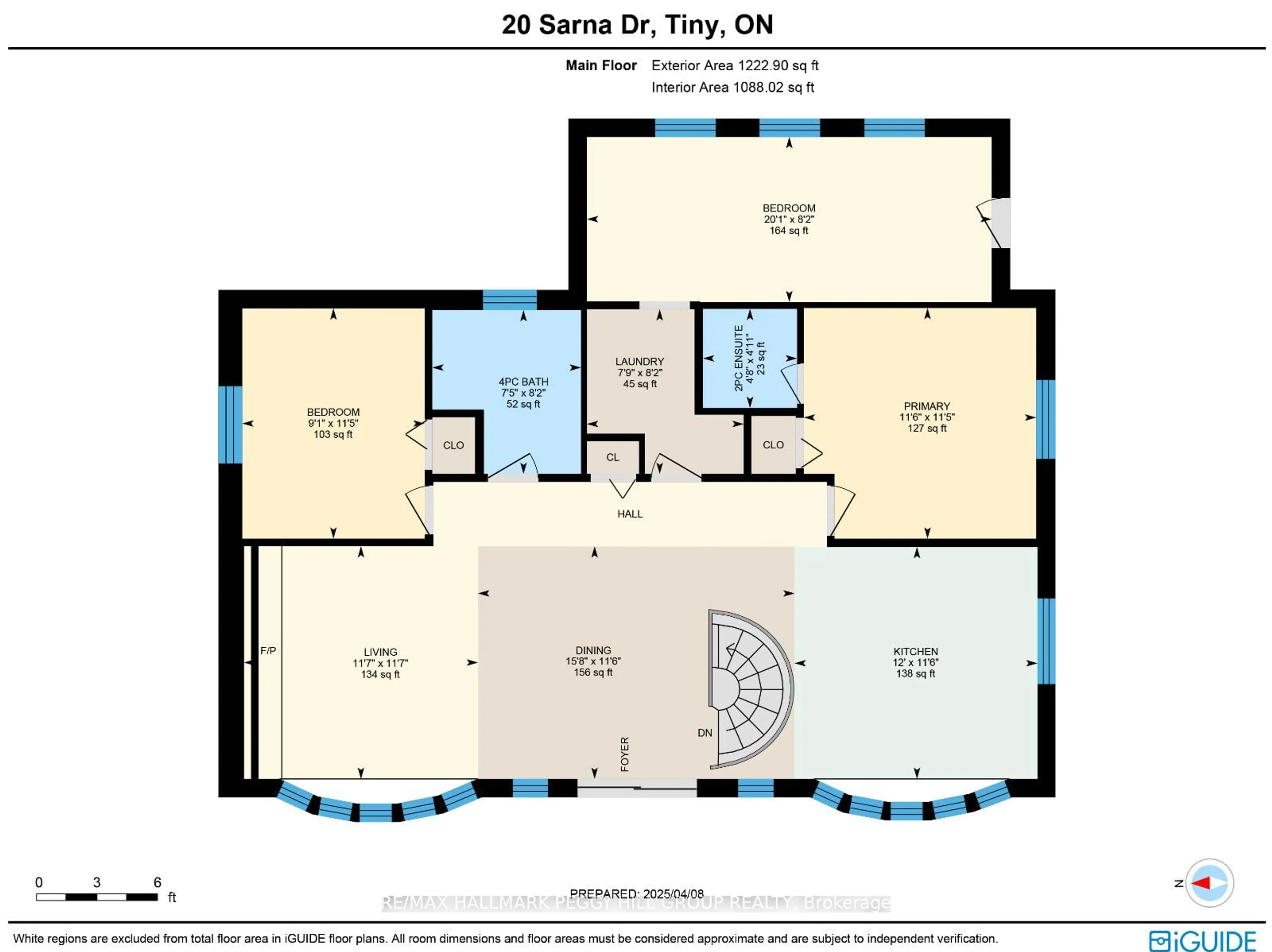 Floor plan for 20 Sarna Dr, Tiny Ontario L9M 0B3